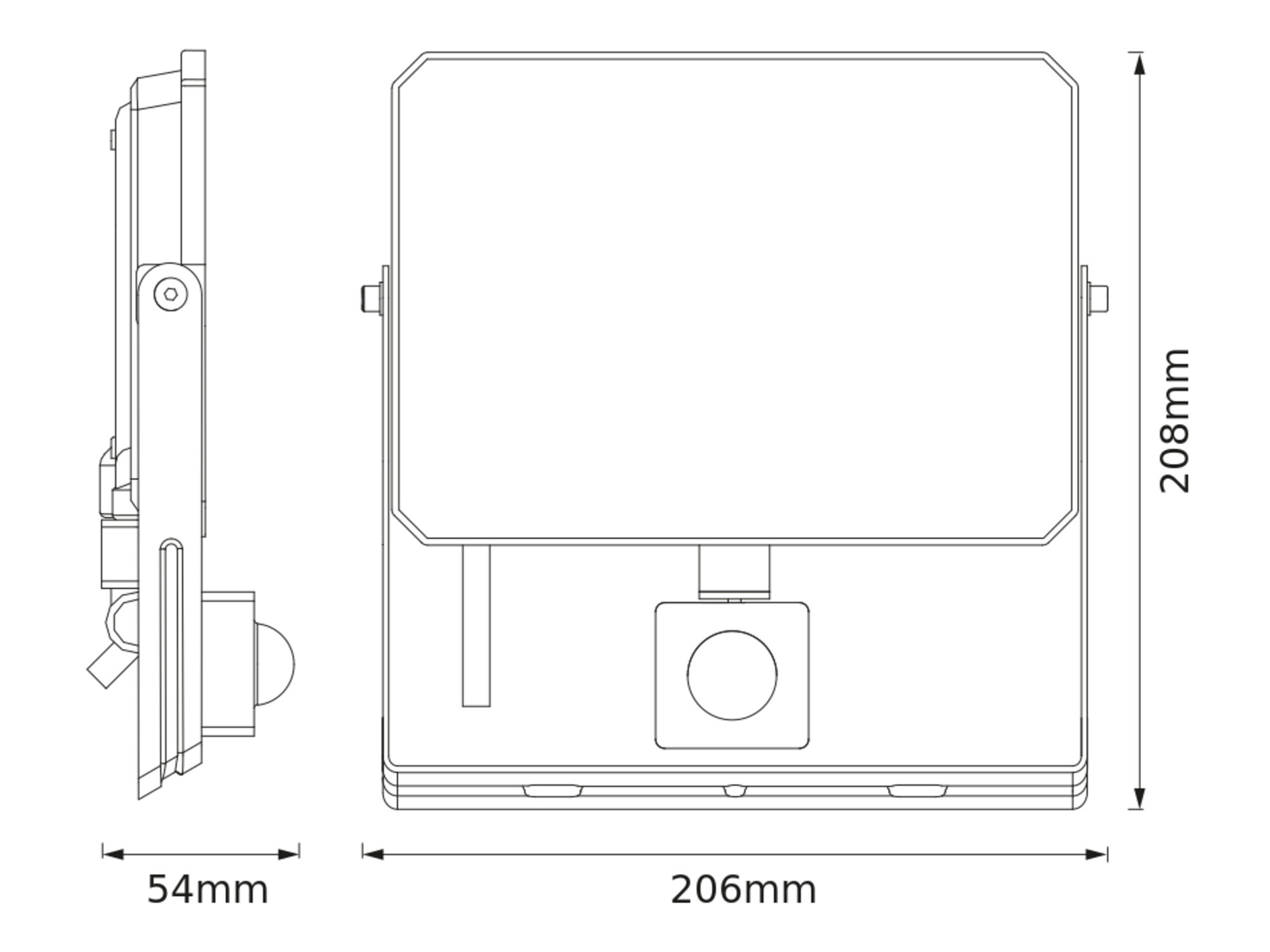 OSRAM LED-Fluter mit Sensor, 50W, 4500lm, 4000K, 105°, IP65, neutralweiß OSRAM LED-Fluter mit Sensor, 50W, 4500lm, 4000K, 105°, IP65, neutralweiß