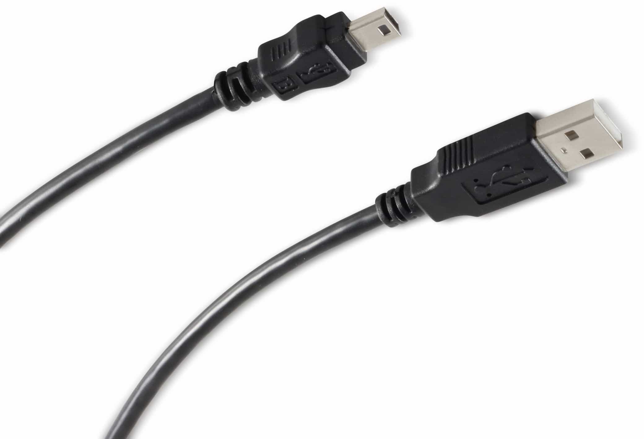S-IMPULS Mini-USB Kabel, USB-A/USB-B Mini 5-pin, 5 m S-IMPULS Mini-USB Kabel, USB-A/USB-B Mini 5-pin, 5 m
