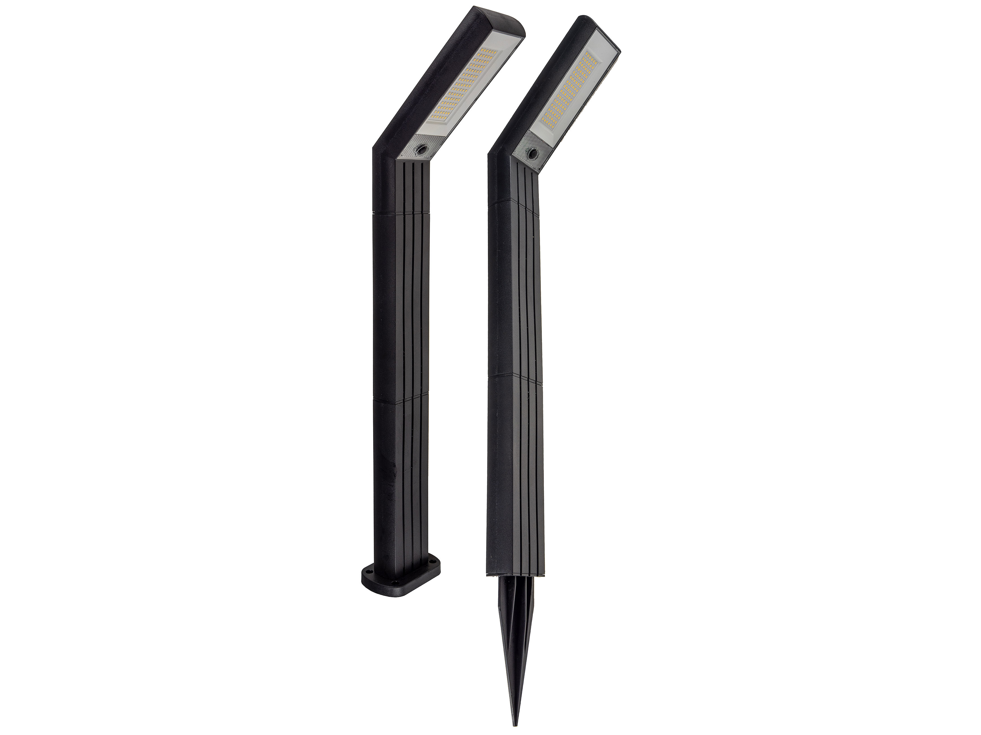 CHILITEC Solar LED-Pollerleuchte SWL-78, 1,8 W, 3000 K, IP44, schwarz