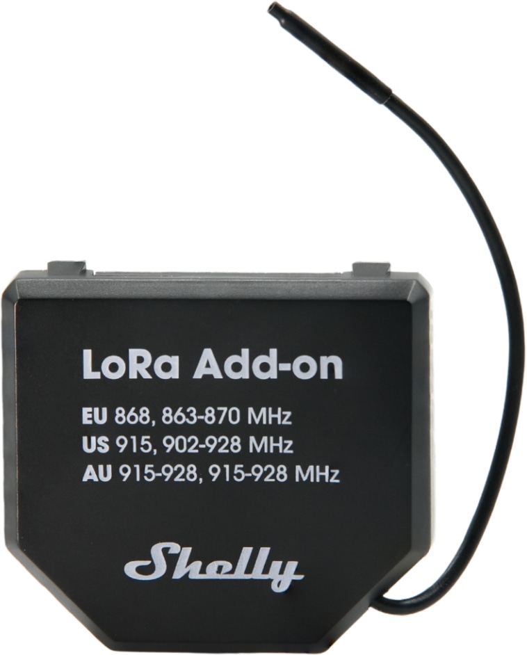 SHELLY Unterputz Relais LoRa Add-on SHELLY Unterputz Relais LoRa Add-on