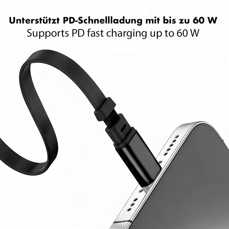 LOGILINK USB2.0 Kabel CU0500 USB-C M/USB-C M 60W 1m schwarz ausziehbar LOGILINK USB2.0 Kabel CU0500 USB-C M/USB-C M 60W 1m schwarz ausziehbar