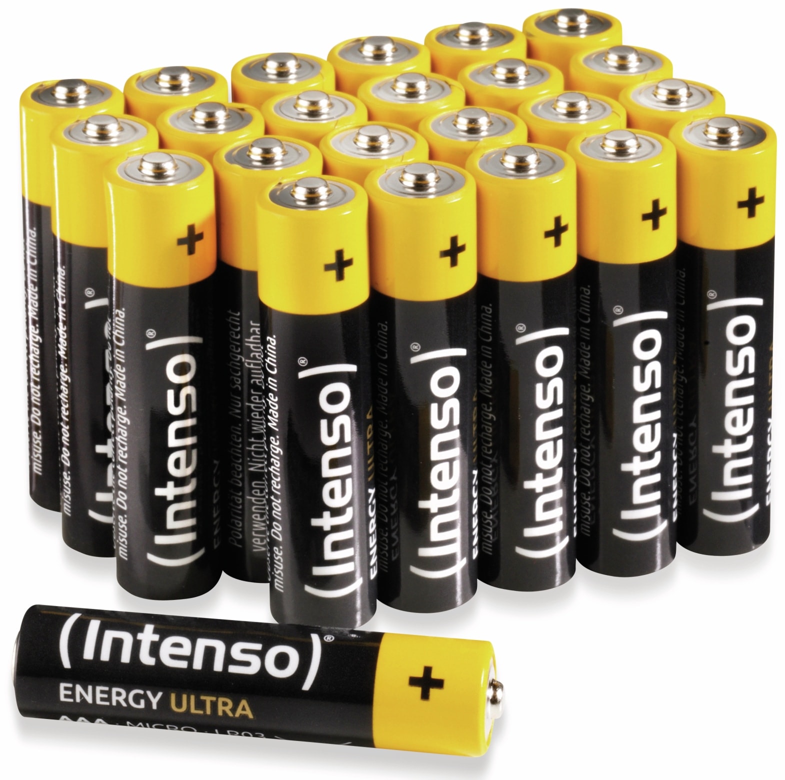 INTENSO Micro-Batterie-Set Energy Ultra, AAA LR03, Alkaline, 24 Stück INTENSO Batterie-Set Energy Ultra, AAA LR03, 24 Stück