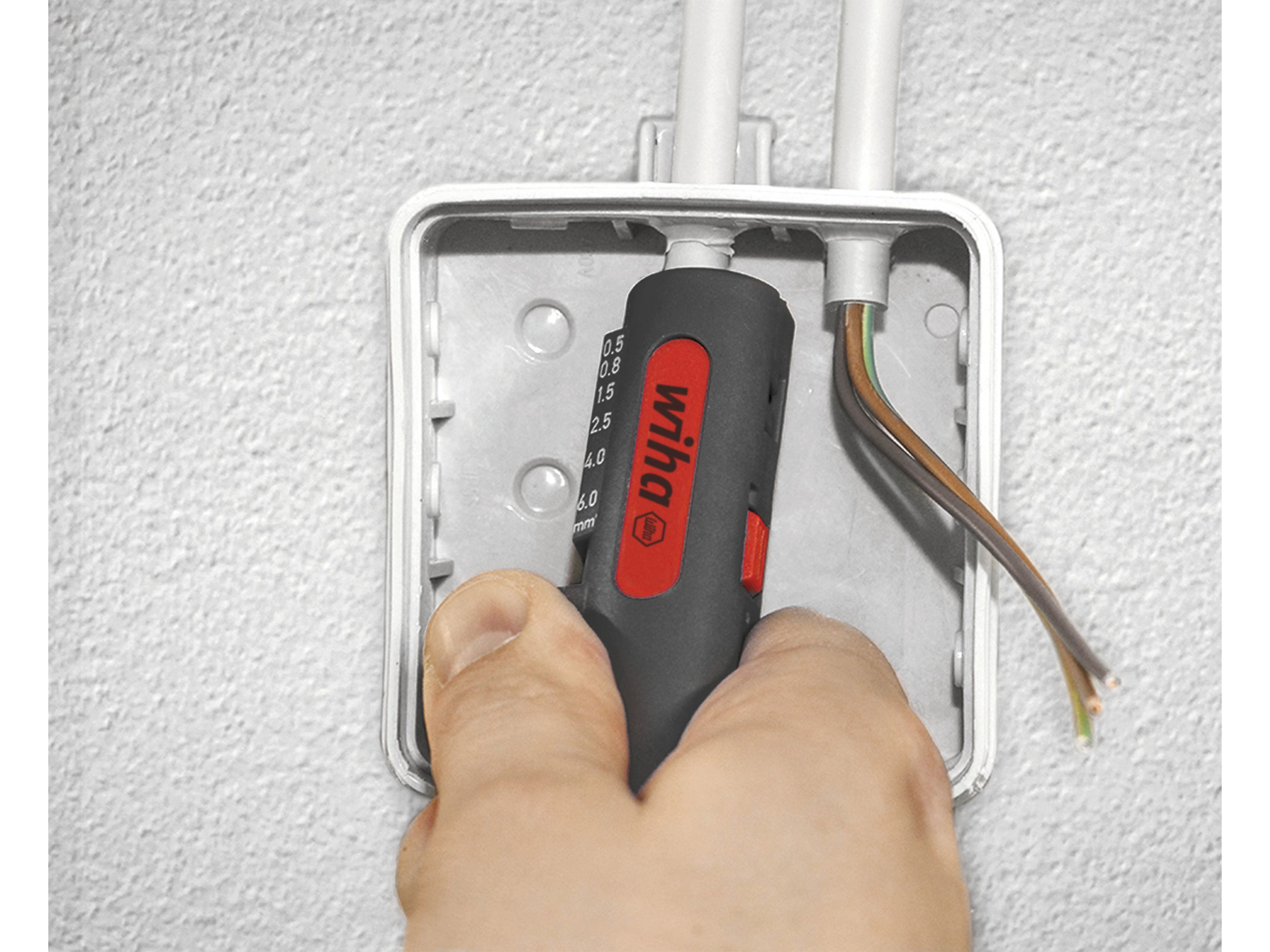 WIHA Abisolier-Multitool 44242, für Rundkabel, 125 mm
