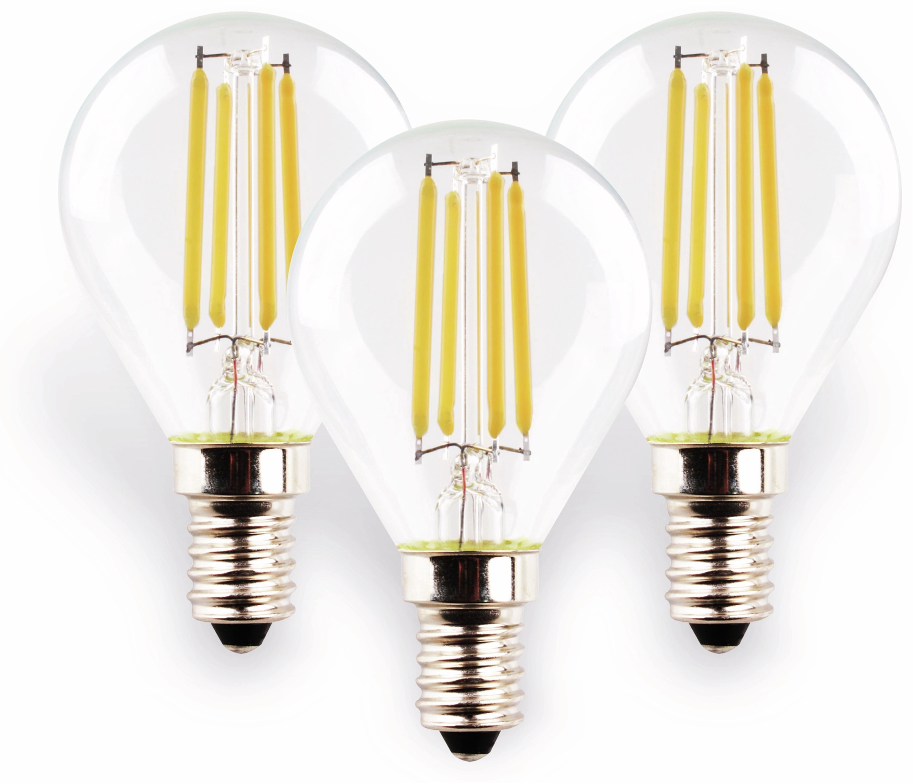 MÜLLER-LICHT LED-Lampe 400293, E14, EEK: E, 4 W, 470 lm, 2700 K, 3 Stück MÜLLER-LICHT LED-Lampe 400293, E14, EEK: E, 4 W, 470 lm, 2700 K, 3 Stück