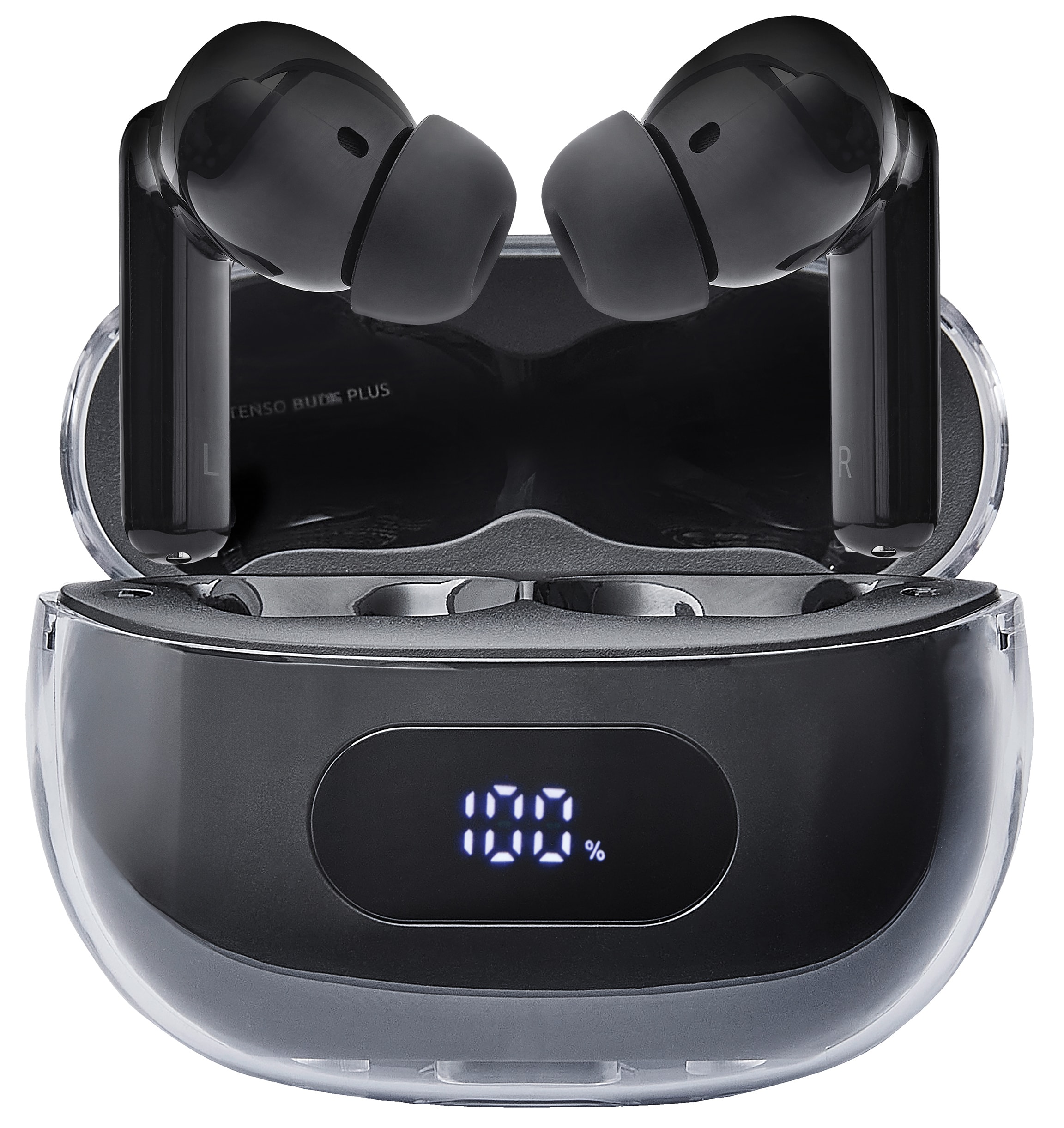 INTENSO In-Ear Kopfhörer Buds Plus T310, schwarz INTENSO In-Ear Kopfhörer Buds Plus T310, schwarz