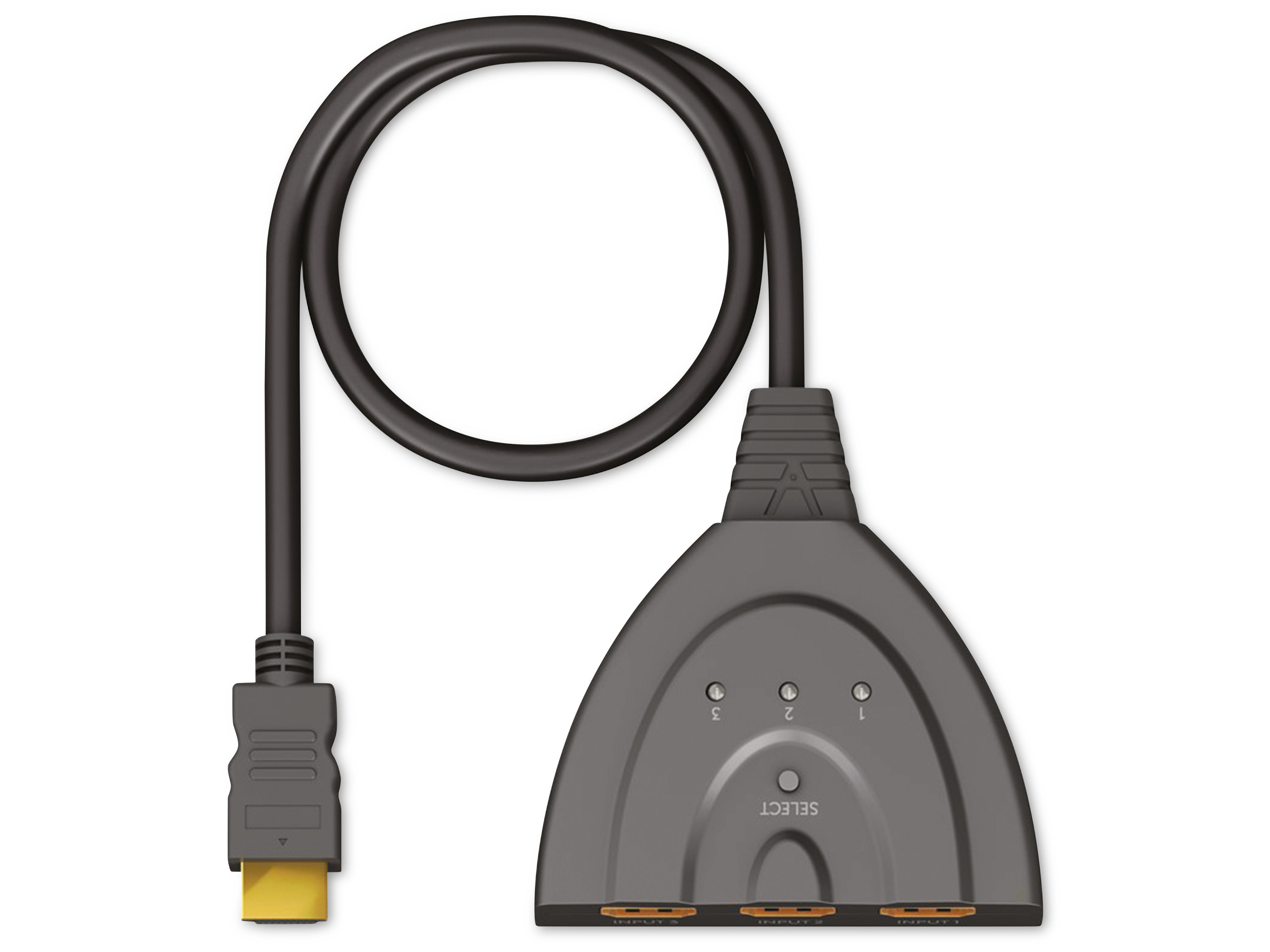 GOOBAY HDMI-Umschaltbox 3 auf 1, 4K, 60 Hz GOOBAY HDMI-Umschaltbox 3 auf 1, 4K, 60 Hz