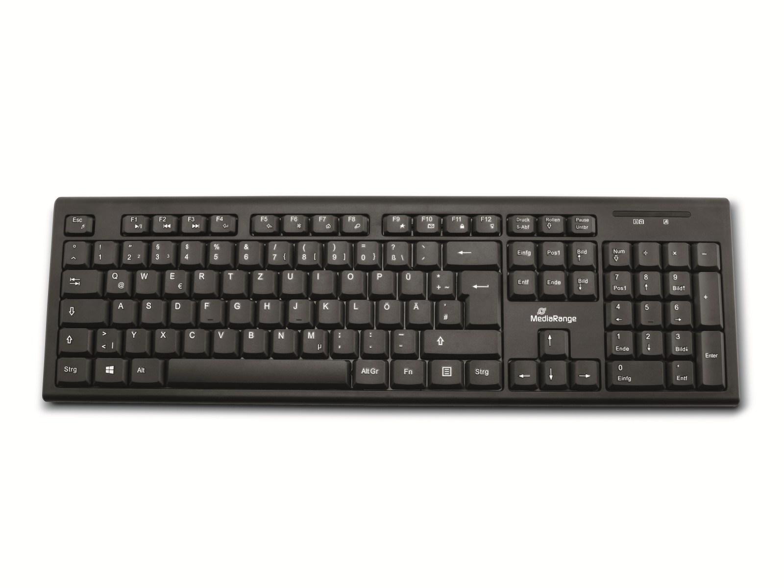 MEDIARANGE Funk-Tastatur MROS111, QWERTZ, schwarz MEDIARANGE Funk-Tastatur MROS111, QWERTZ, schwarz