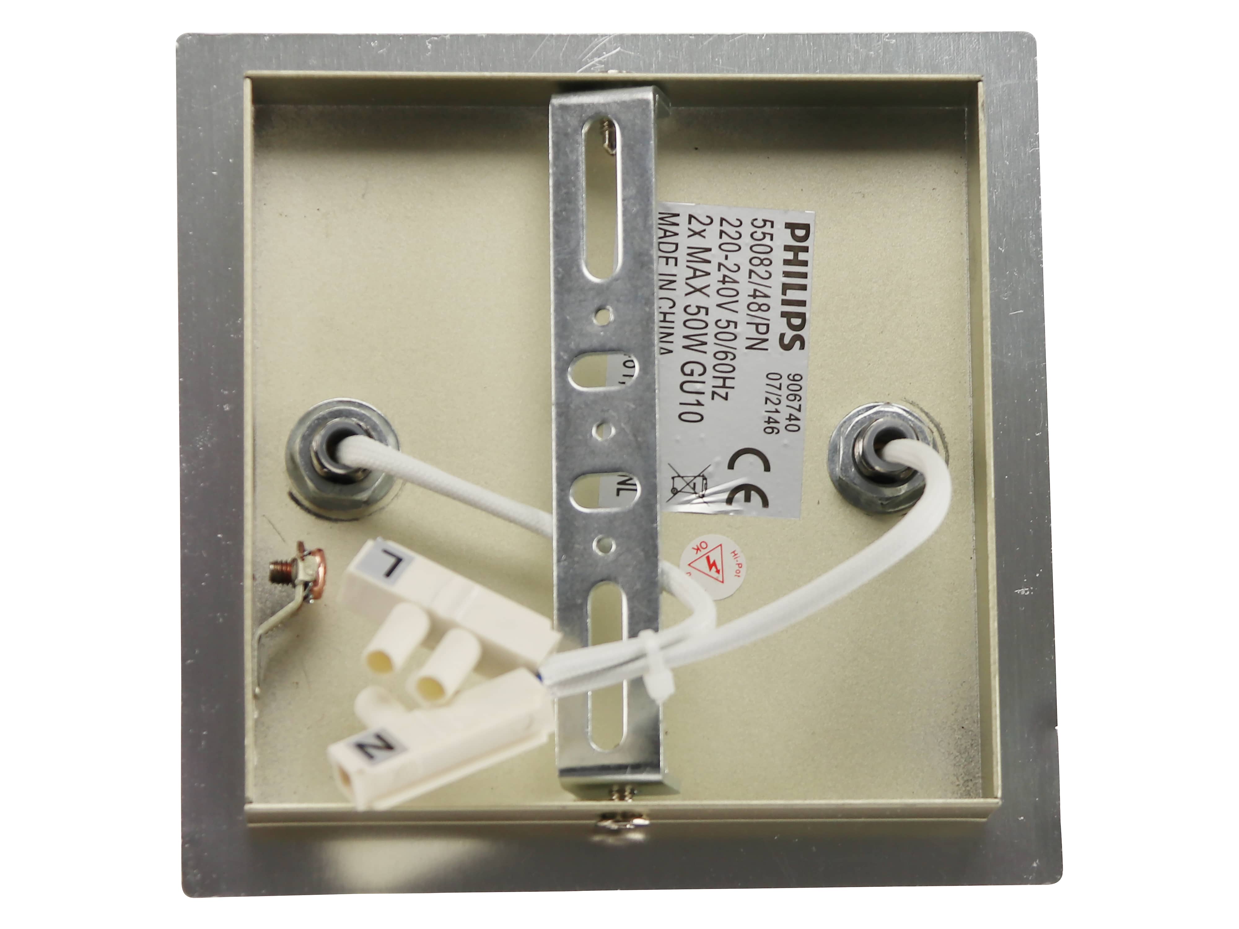 PHILIPS Spot-Leuchte, TITAN, Aluminium, 2 Fassungen Spot-Leuchte PHILIPS, TITAN, Aluminium, 2 Fassungen