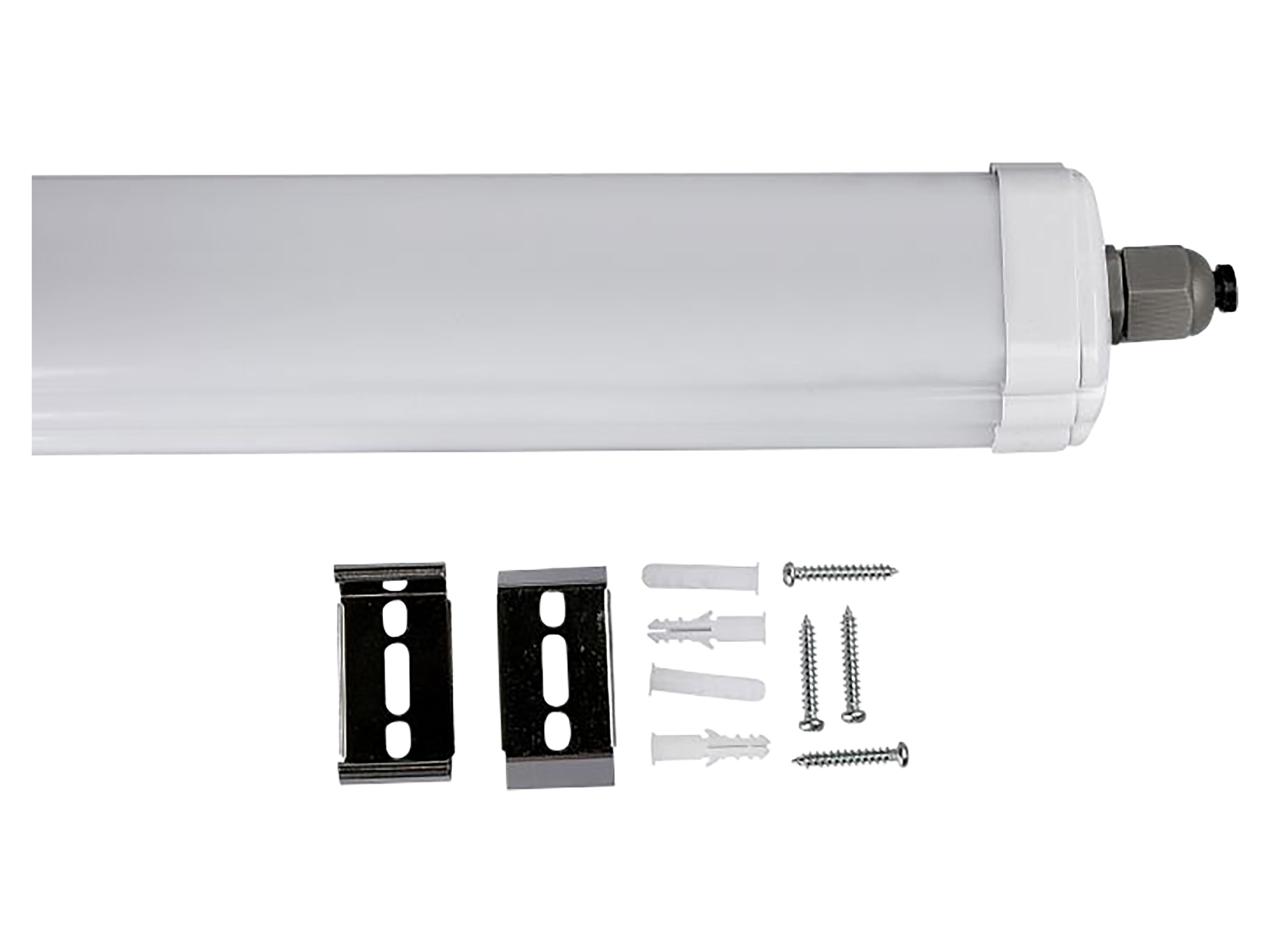 V-TAC LED-Feuchtraumleuchte VT-1574, 48W, 6500K, EEK: E, 6430lm, kaltweiß, IP65, 150 cm V-TAC LED-Feuchtraumleuchte VT-1574, 48W, 6500K, EEK: E, 6430lm, kaltweiß, IP65, 150 cm