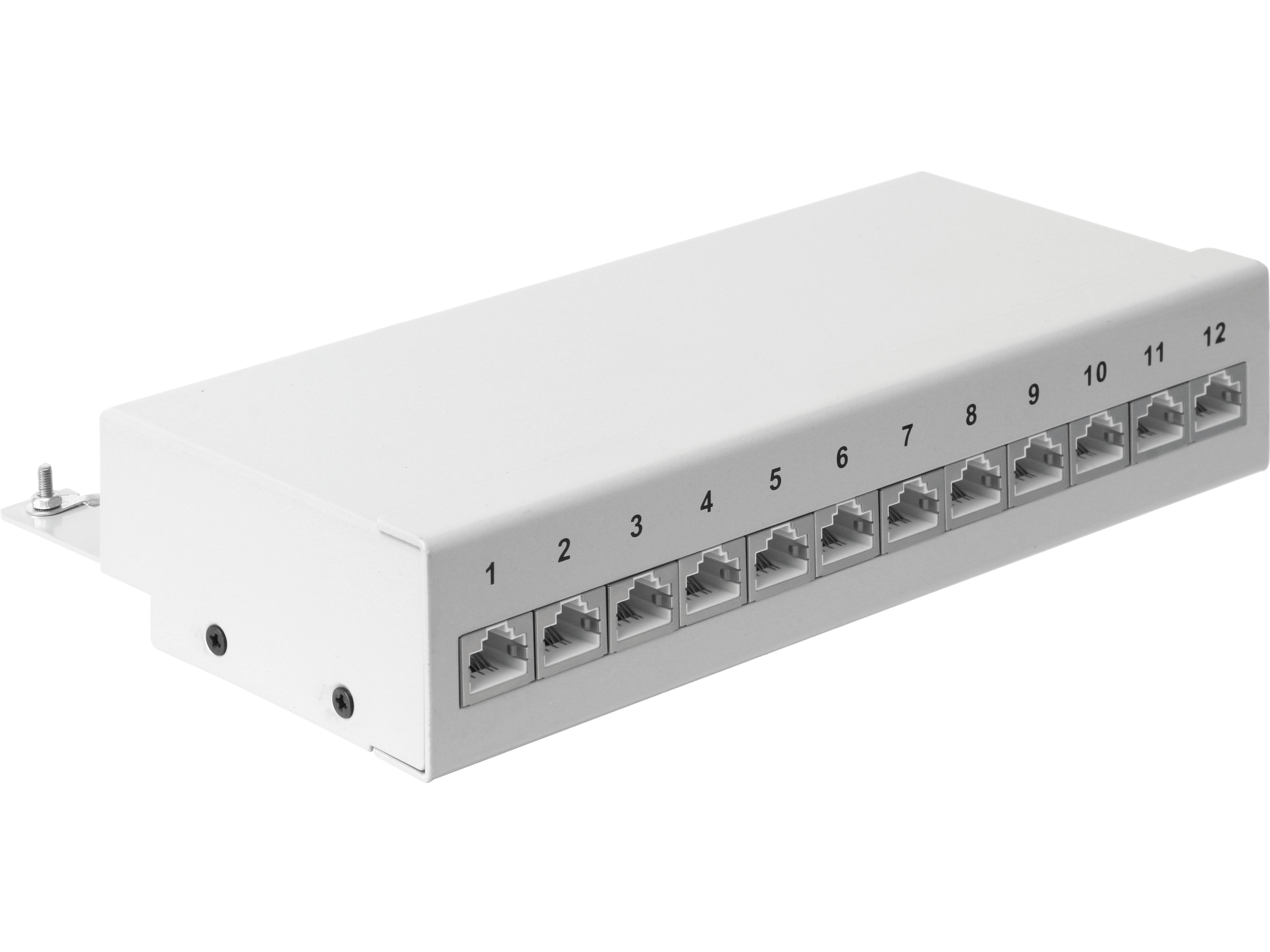 RED4POWER CAT.6a Patchpanel R4-N111G, 12-fach, grau RED4POWER CAT.6a Patchpanel R4-N111G, 12-fach, grau