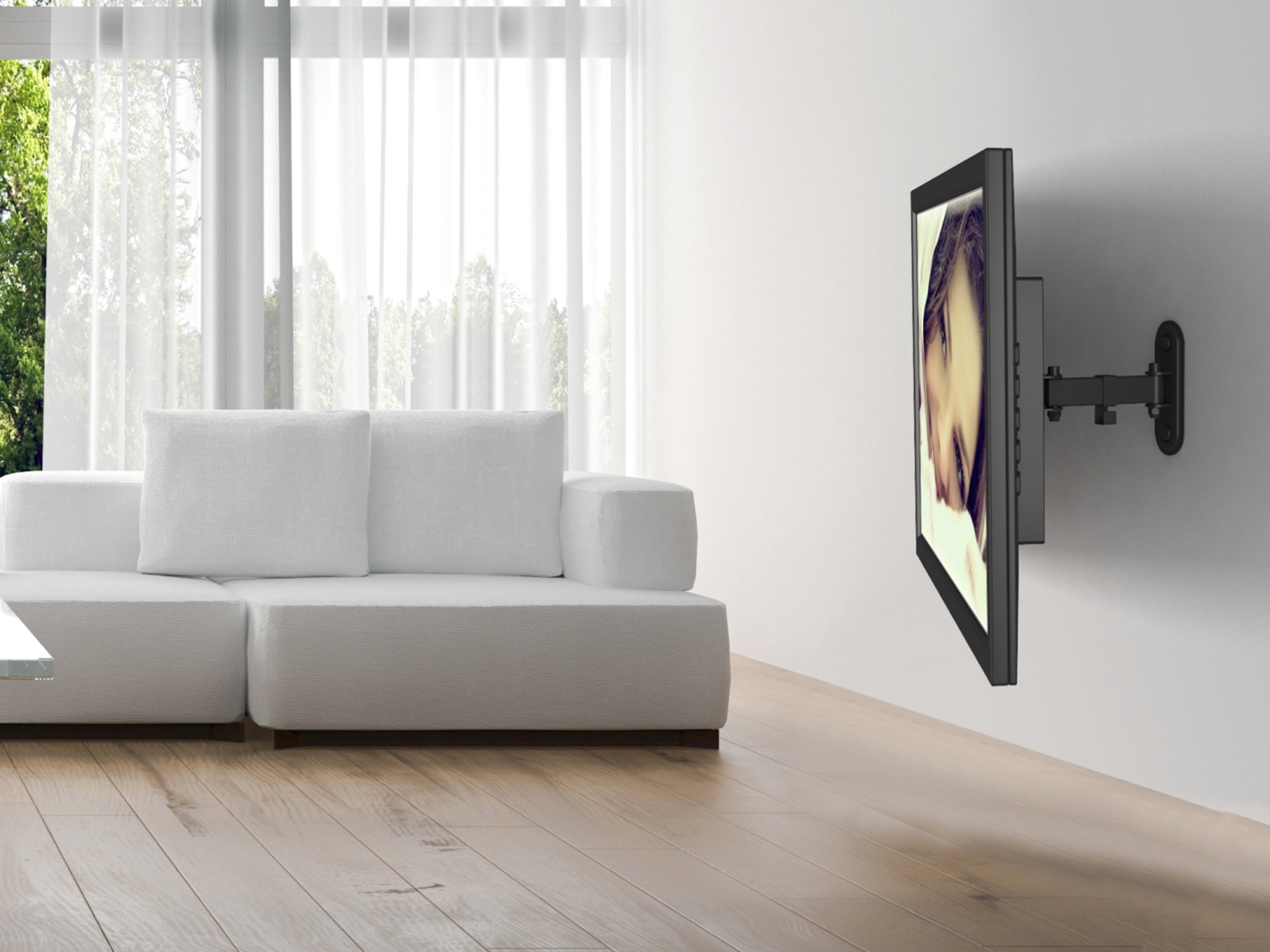 PUREMOUNTS TV-Wandhalter PM-FM11-100, VESA 100x100mm PUREMOUNTS TV-Wandhalter PM-FM11-100, VESA 100x100mm