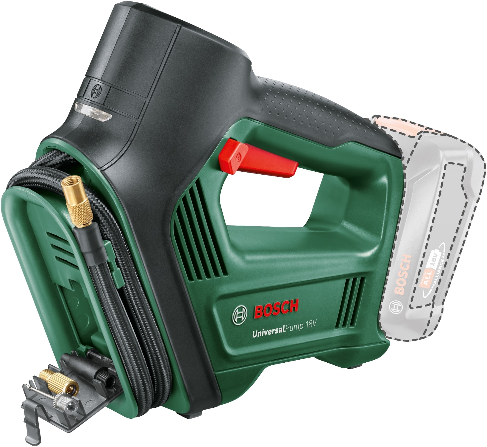 BOSCH Akku-Druckluftpumpe UniversalPump 18V 0603947100, ohne Akku BOSCH Akku-Druckluftpumpe UniversalPump 18V 0603947100, ohne Akku