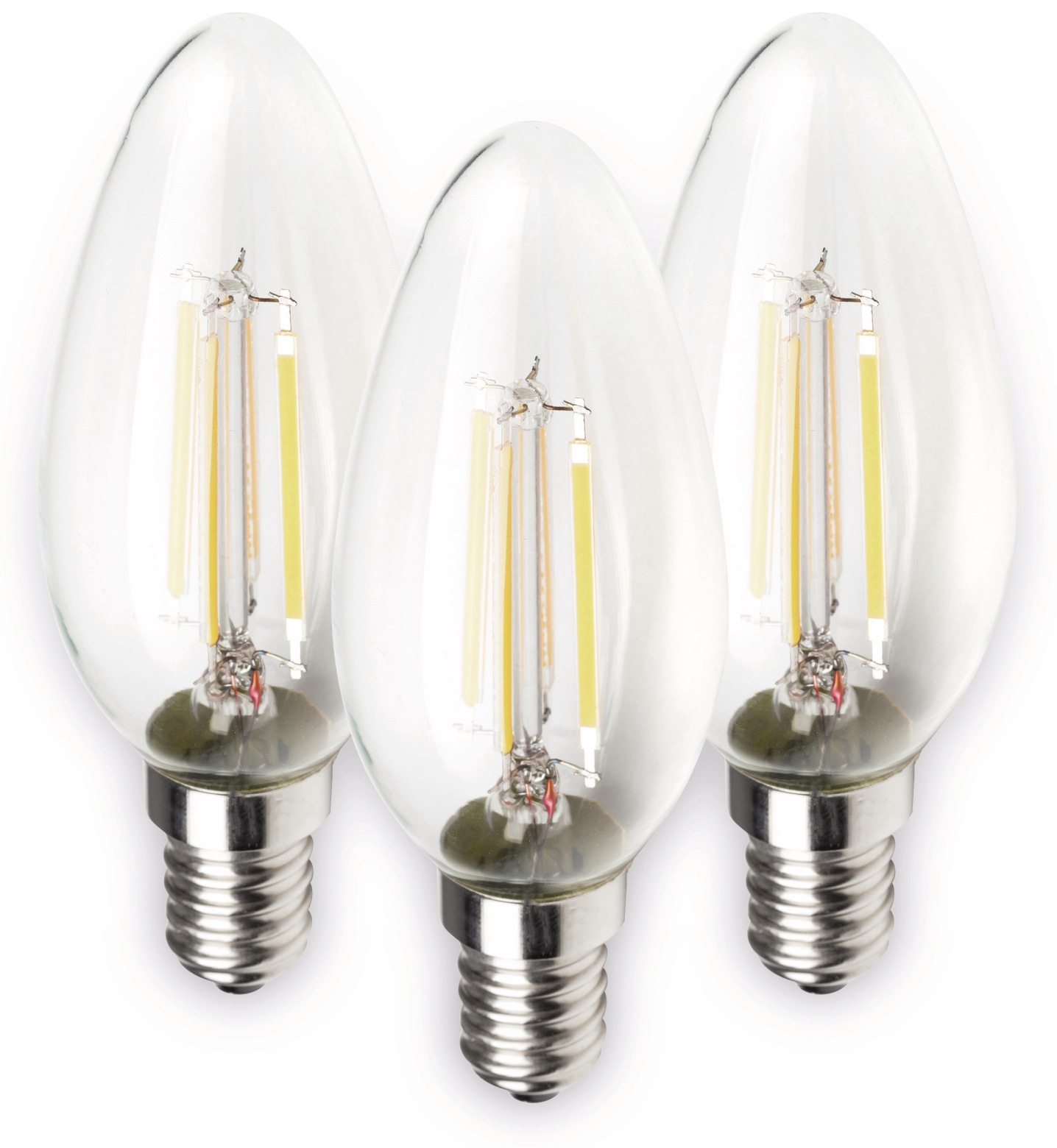 MÜLLER-LICHT LED-Lampe 400291, E14, EEK: E, 4 W, 470 lm, 2700 K, 3 Stück MÜLLER-LICHT LED-Lampe 400291, E14, EEK: E, 4 W, 470 lm, 2700 K, 3 Stück