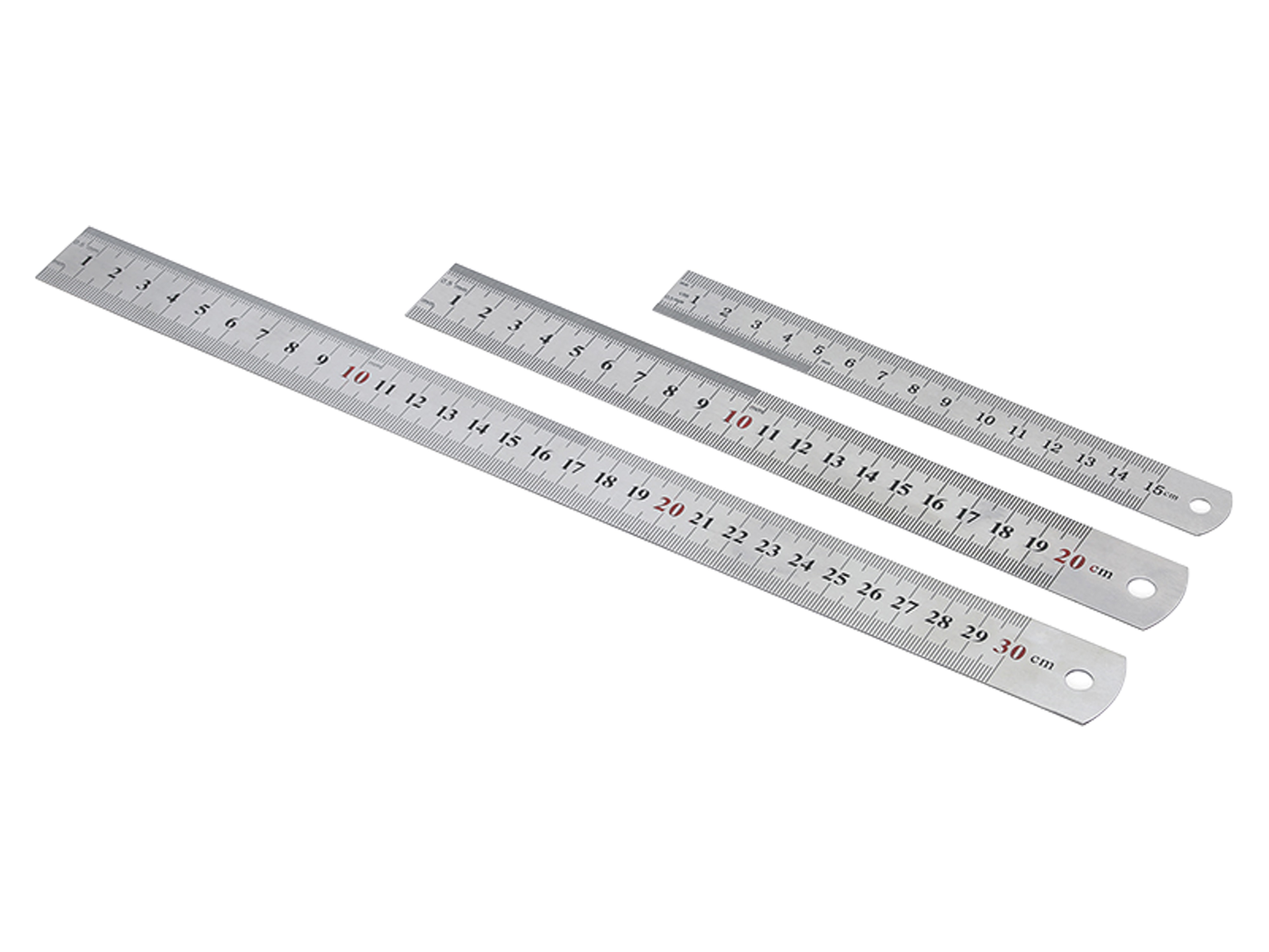 SINTRON Tools Stahllineal-3er-Set 207909, 15/20/30 cm SINTRON Tools Stahllineal-3er-Set 207909, 15/20/30 cm
