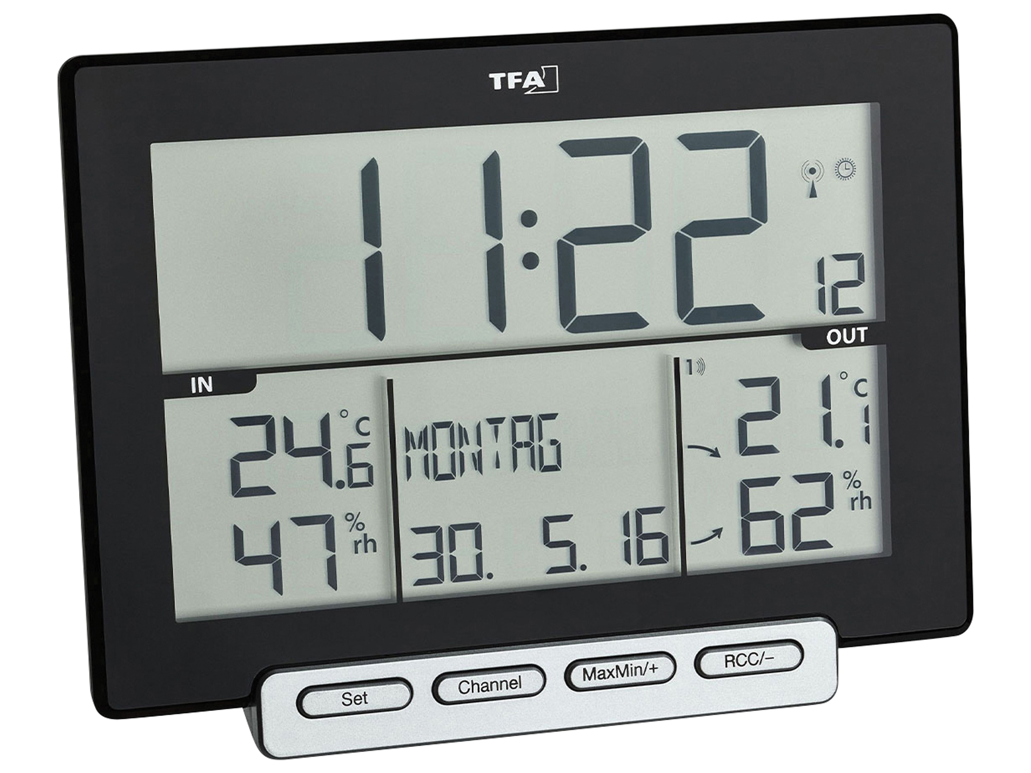 TFA Funk-Thermometer-/Hygrometer Trinity, 30.3058.01 TFA Funk-Thermometer-/Hygrometer Trinity, 30.3058.01