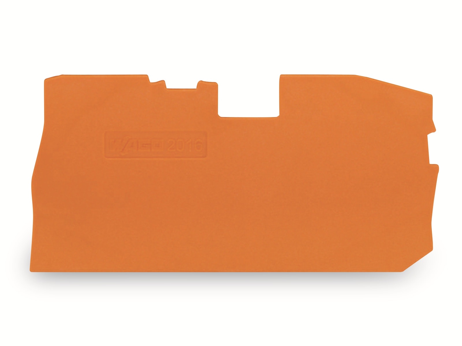 WAGO Abschluss- und Zwischenplatte, 2016-7192, orange WAGO Abschluss- und Zwischenplatte, 2016-7192, orange