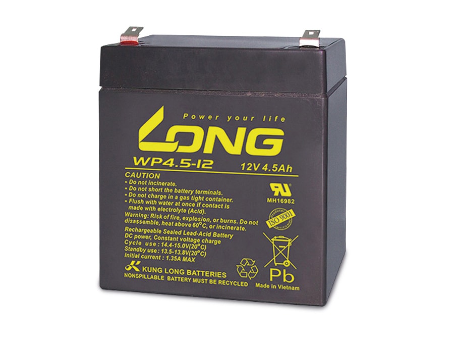 KUNG LONG Blei-Akkumulator WP4.5-12, 12 V-/4,5 Ah KUNG LONG Blei-Akkumulator WP4.5-12, 12 V-/4,5 Ah