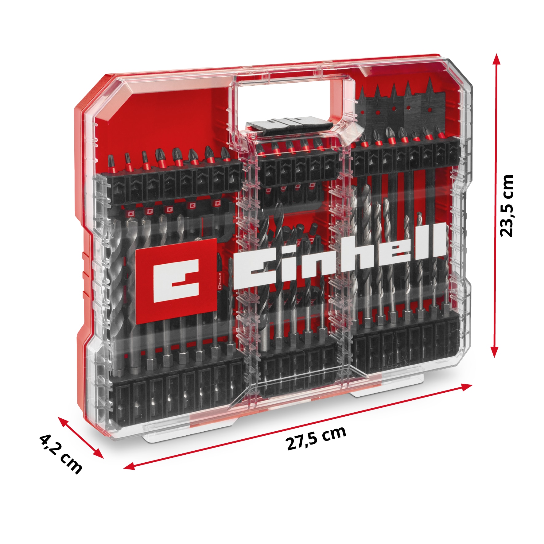 EINHELL Bit- & Bohrer-Set, 108798, XL-Case, 95-teilig EINHELL Bit- & Bohrer-Set, 108798, XL-Case, 95-teilig