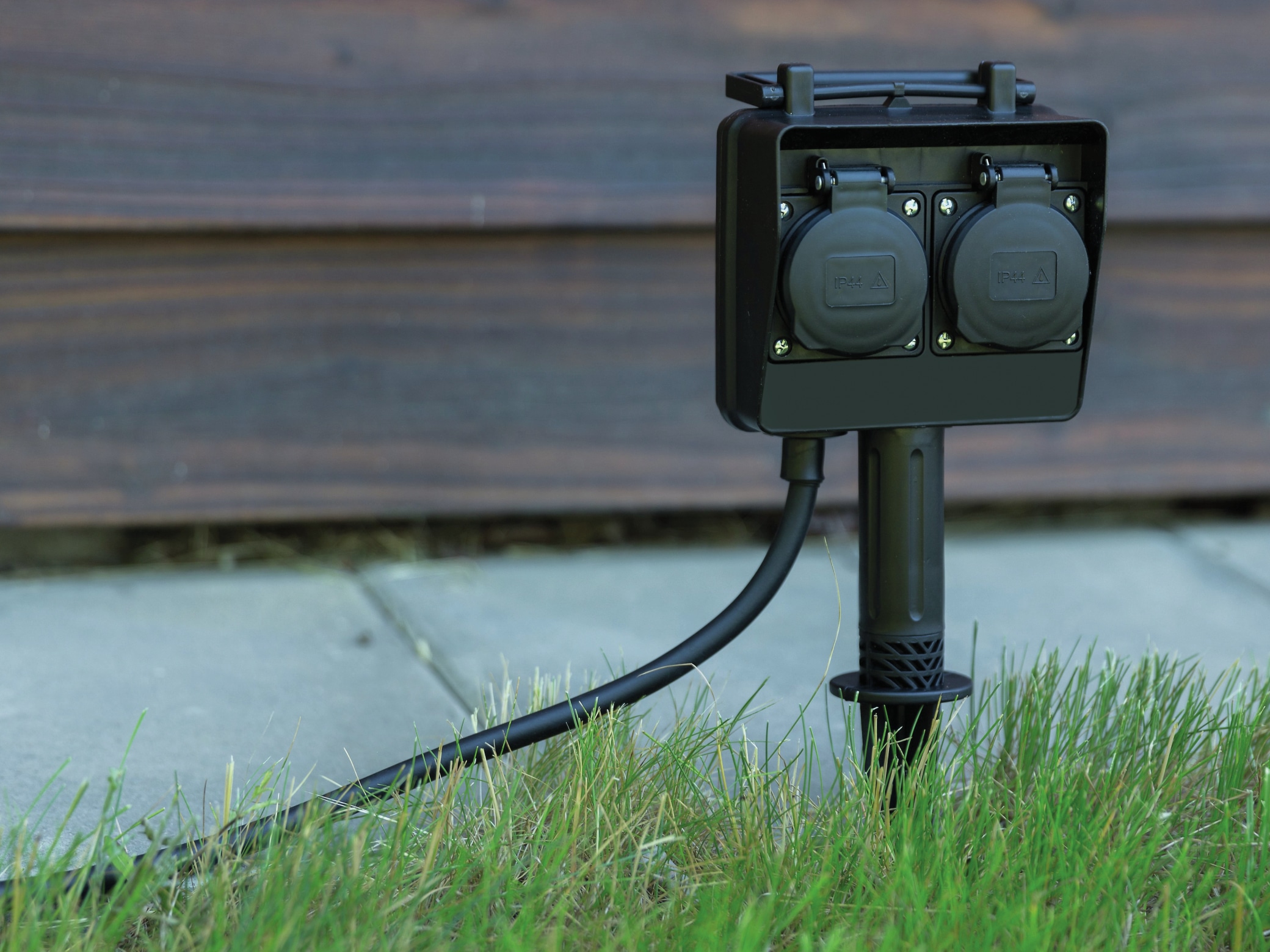 HEITRONIC Gartensteckdose 35466, 2-fach HEITRONIC Gartensteckdose 35466, 2-fach