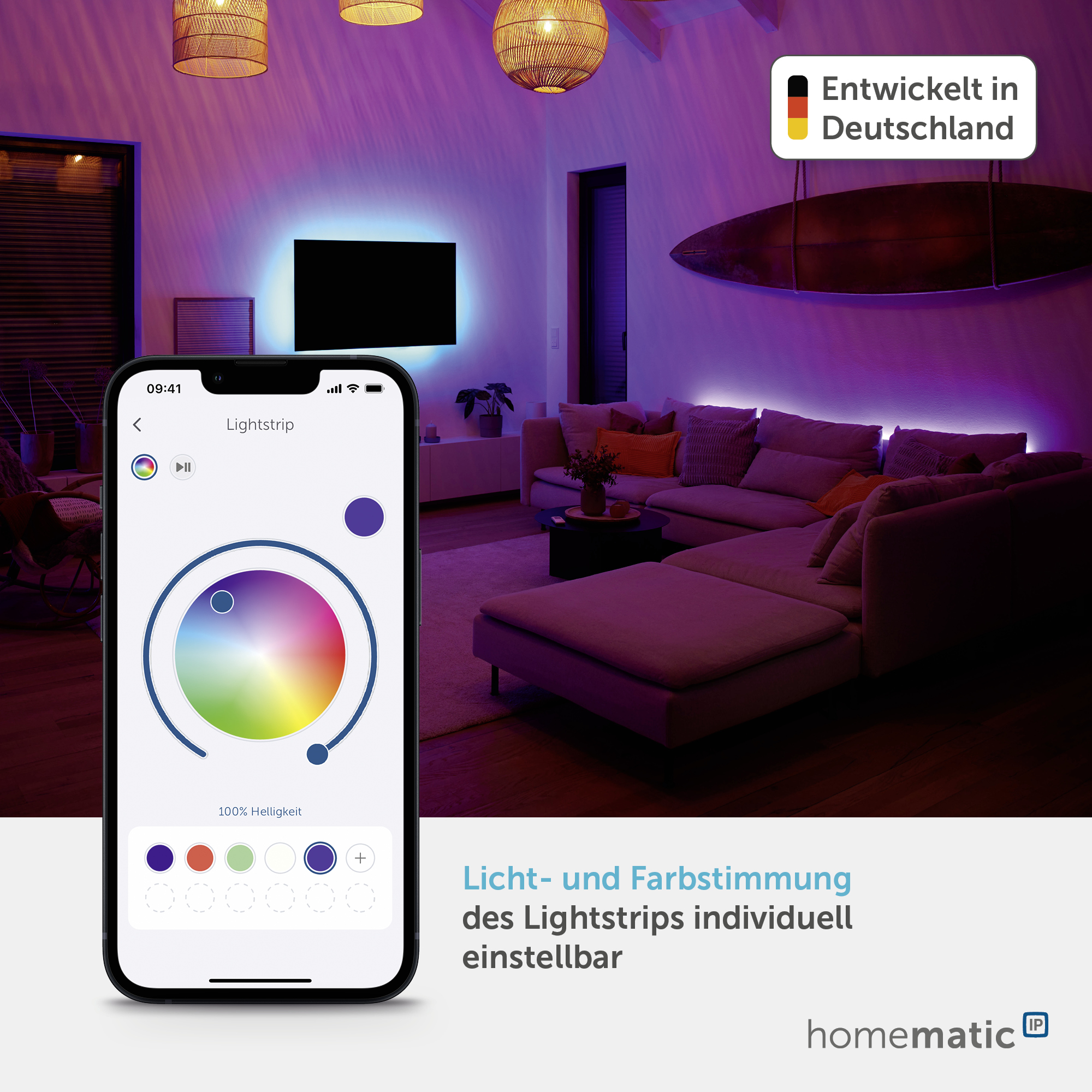 HOMEMATIC IP 159647A0 Lightstrip Set 2 m HOMEMATIC IP 159647A0 Lightstrip Set 2 m