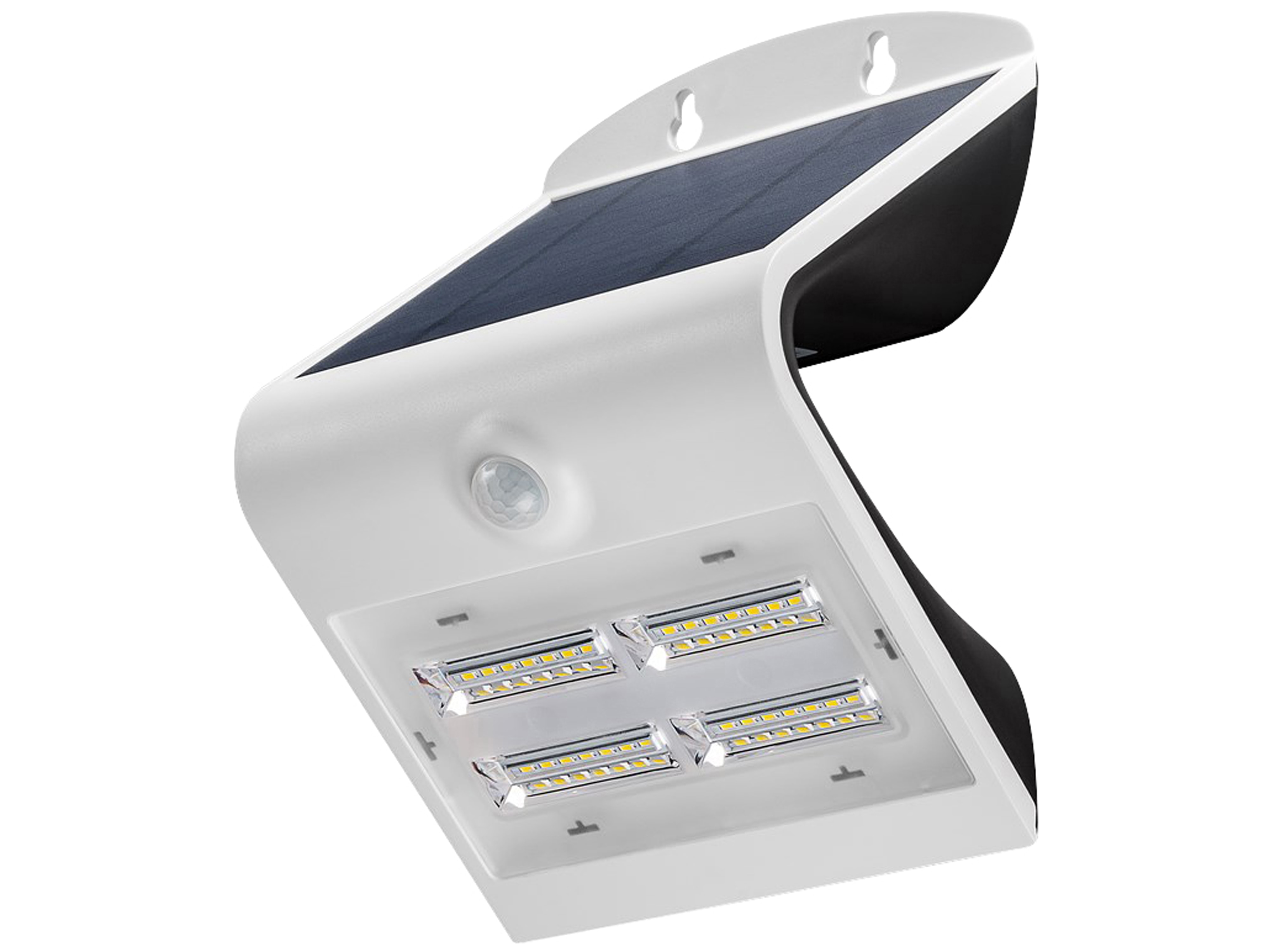 GOOBAY Solar LED-Wandleuchte mit Bewegungsmelder, 3,2 W, weiß GOOBAY Solar LED-Wandleuchte mit Bewegungsmelder, 3,2 W, weiß