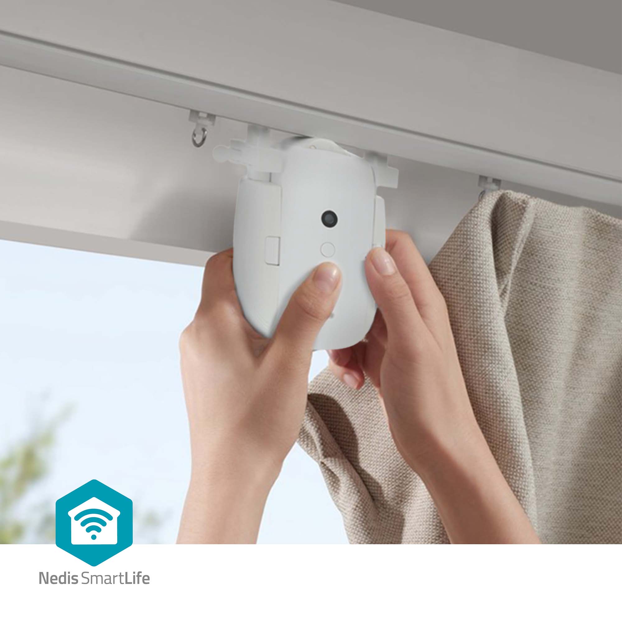 NEDIS Vorhangroboter SmartLife, USB-/Batteriebetrieben, weiß NEDIS Vorhangroboter SmartLife, USB-/Batteriebetrieben, weiß