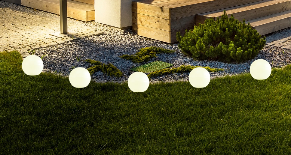 Solar LED-Gartenleuchten, RGB, IP44, 7,75 m Solar LED-Gartenleuchten, RGB, IP44, 7,75 m