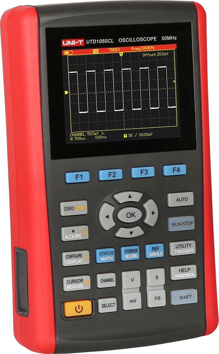 UNI-T Handheld-Oszilloskop, UTD1025CL, 25 MHz, 200 MSa/s UNI-T Handheld-Oszilloskop, UTD1025CL, 25 MHz, 200 MSa/s