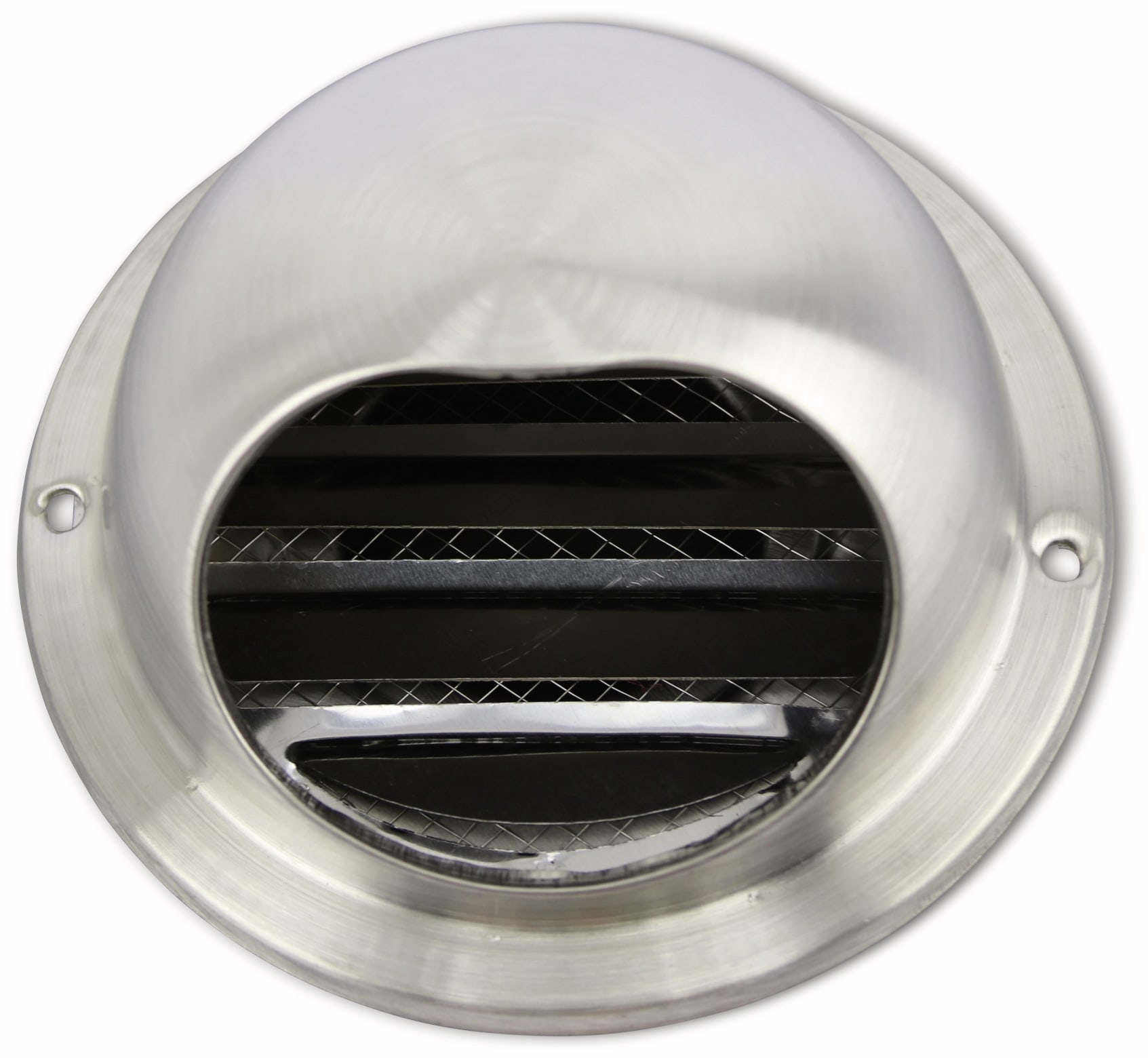 Lüftungsgitter, Kalottenform, 50 mm, Edelstahl, gebürstet