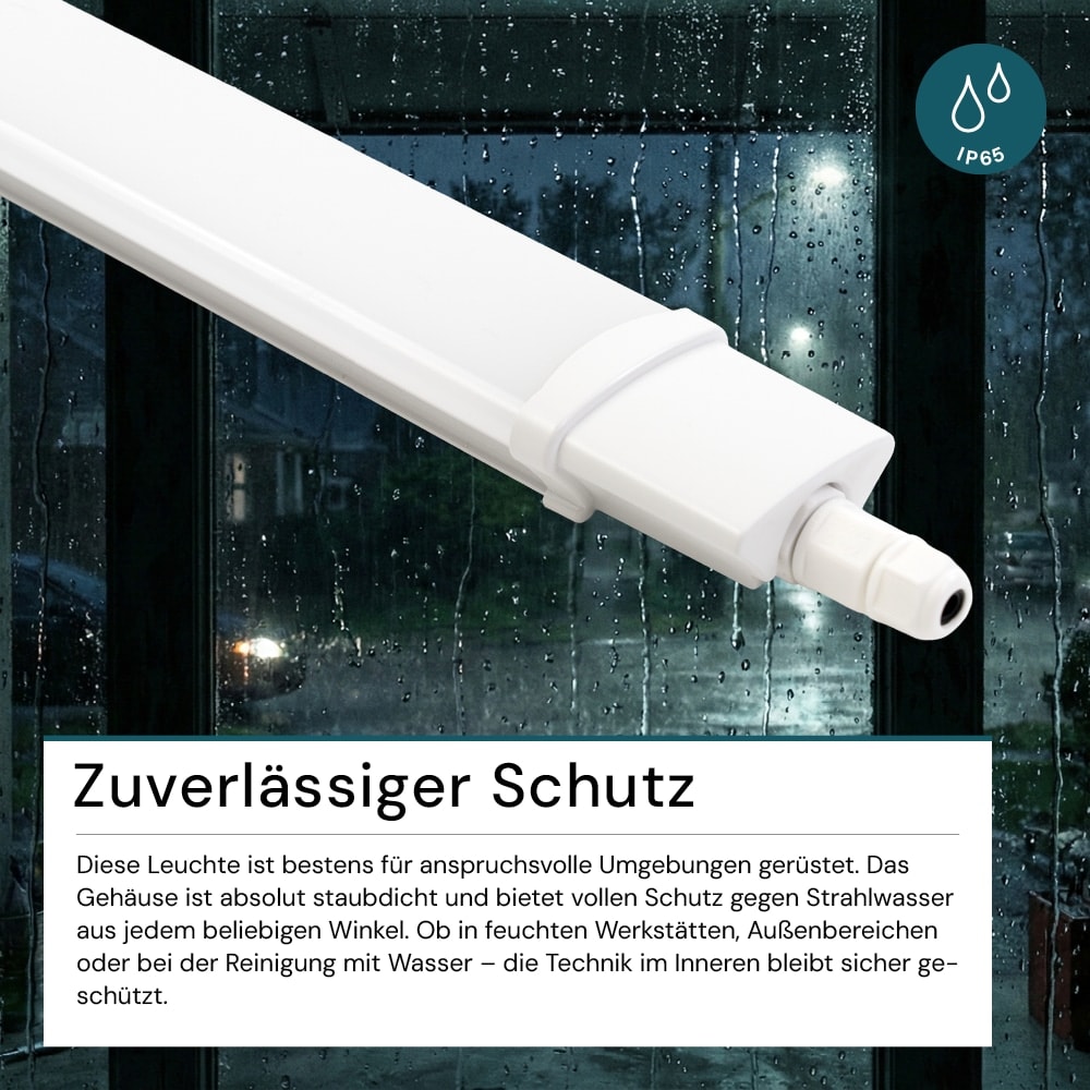 LUXULA LED-Feuchtraumleuchte, EEK: F, 36W, 3250lm, 4000K, 1200mm LUXULA LED-Feuchtraumleuchte, EEK: F, 36W, 3250lm, 4000K, 1200mm
