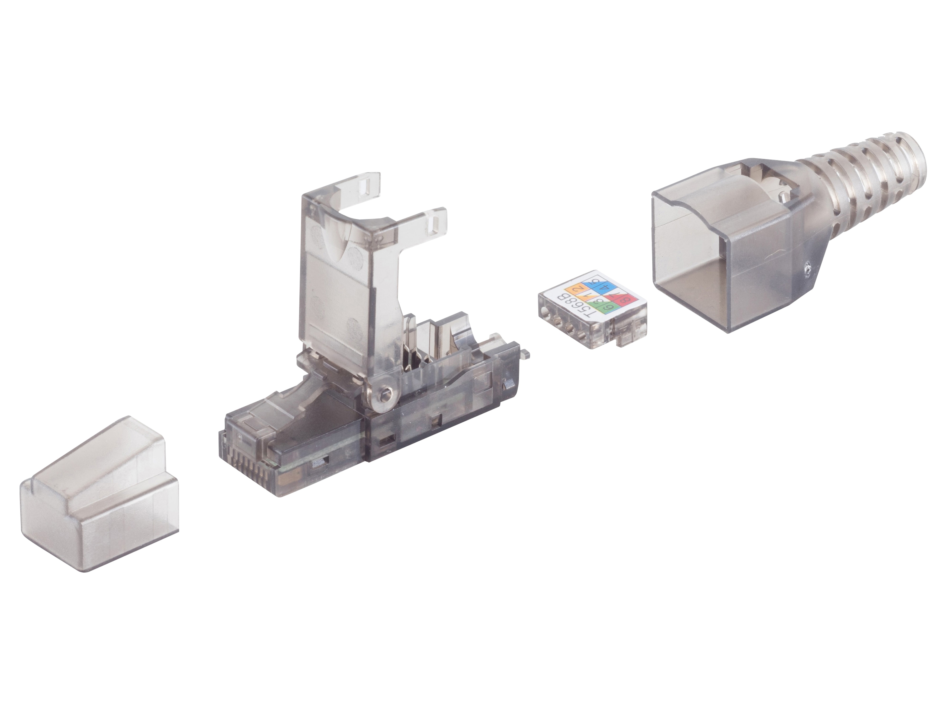 S-IMPULS RJ-45 Stecker werkzeuglos UTP CAT.6a S-IMPULS RJ-45 Stecker werkzeuglos UTP CAT.6a