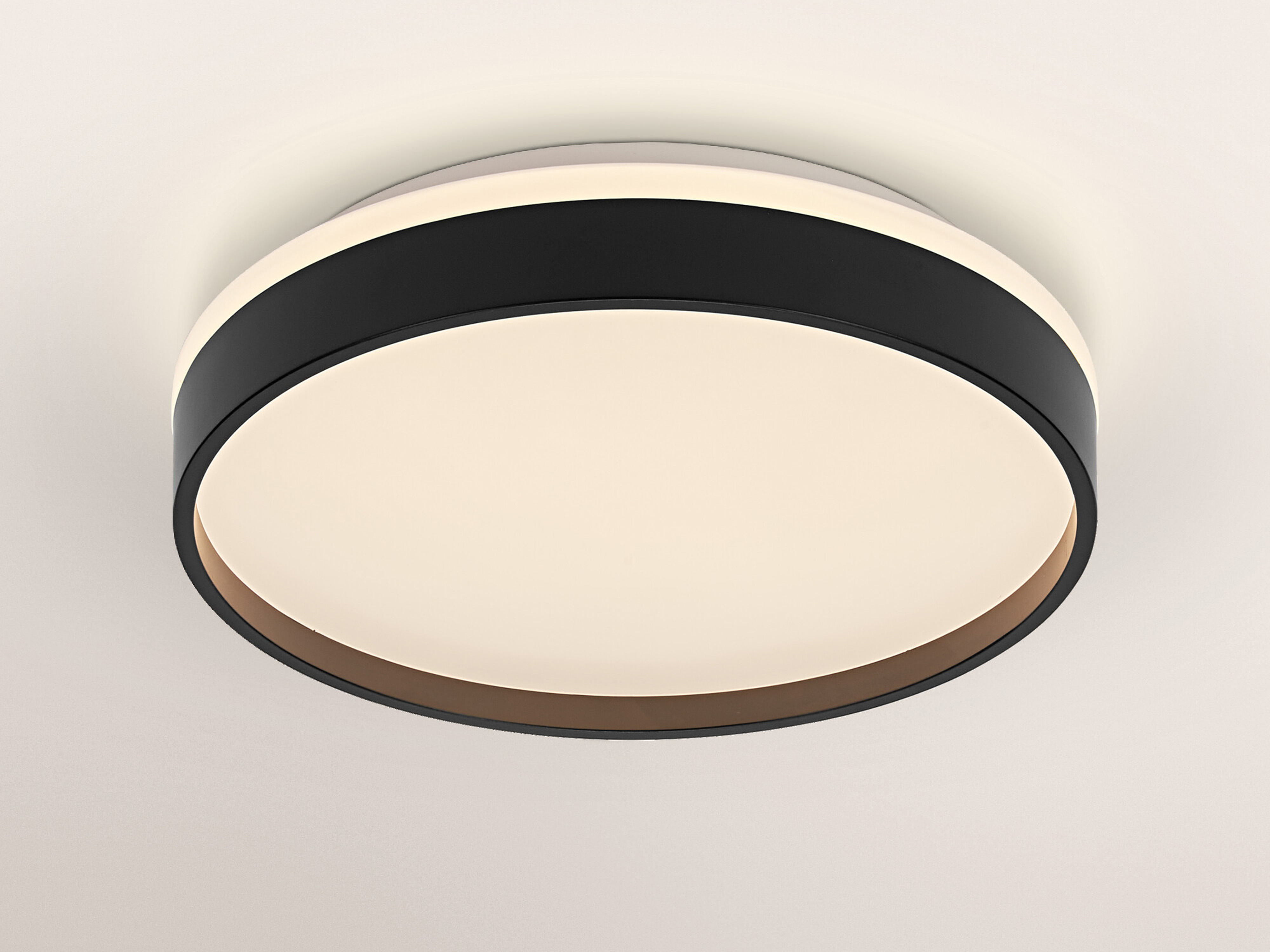 OSRAM LED-Deckenleuchte, 16W, 3000K, 1000lm, warmweiß, IP20, schwarz, Ø30cm OSRAM LED-Deckenleuchte, 16W, 3000K, 1000lm, warmweiß, IP20, schwarz, Ø30cm
