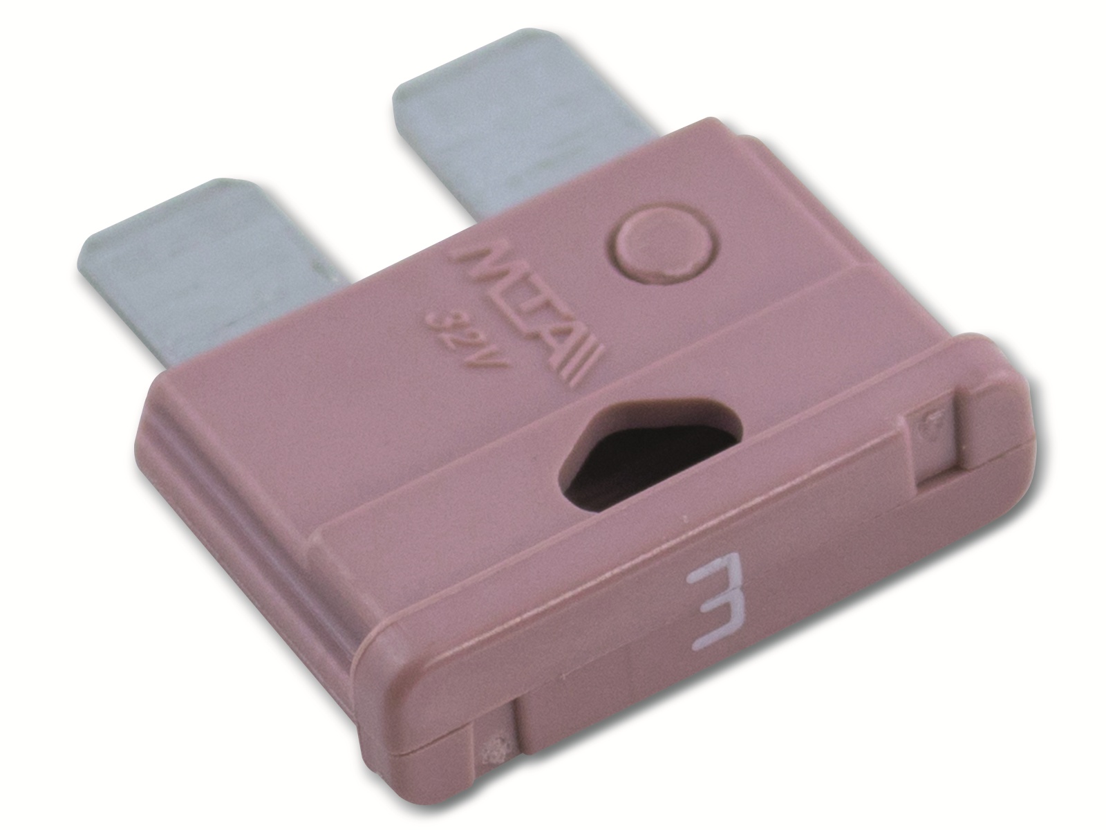 MTA KFZ-Flachsicherung 340.022, Standard, 3 A, violett MTA KFZ-Flachsicherung 340.022, Standard, 3 A, violett