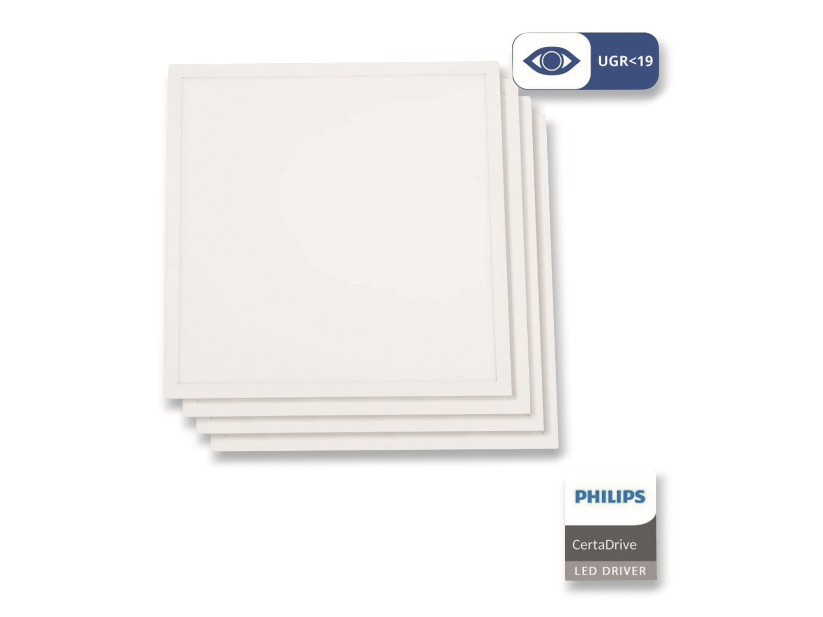 ENOVALITE LED-Panel ELED600109, 36 W, 3600 lm, 4000 K, 4 Stück ENOVALITE LED-Panel ELED600109, 36 W, 3600 lm, 4000 K, 4 Stück