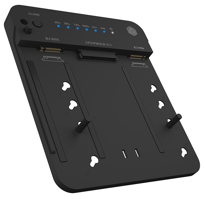 ICY BOX CloneStation & DockingStation IB-2915MSCL-C31 M.2 NVME & SATA 2.5''/3.5'' SSD/HDD ICY BOX CloneStation & DockingStation IB-2915MSCL-C31 M.2 NVME & SATA 2.5''/3.5'' SSD/HDD