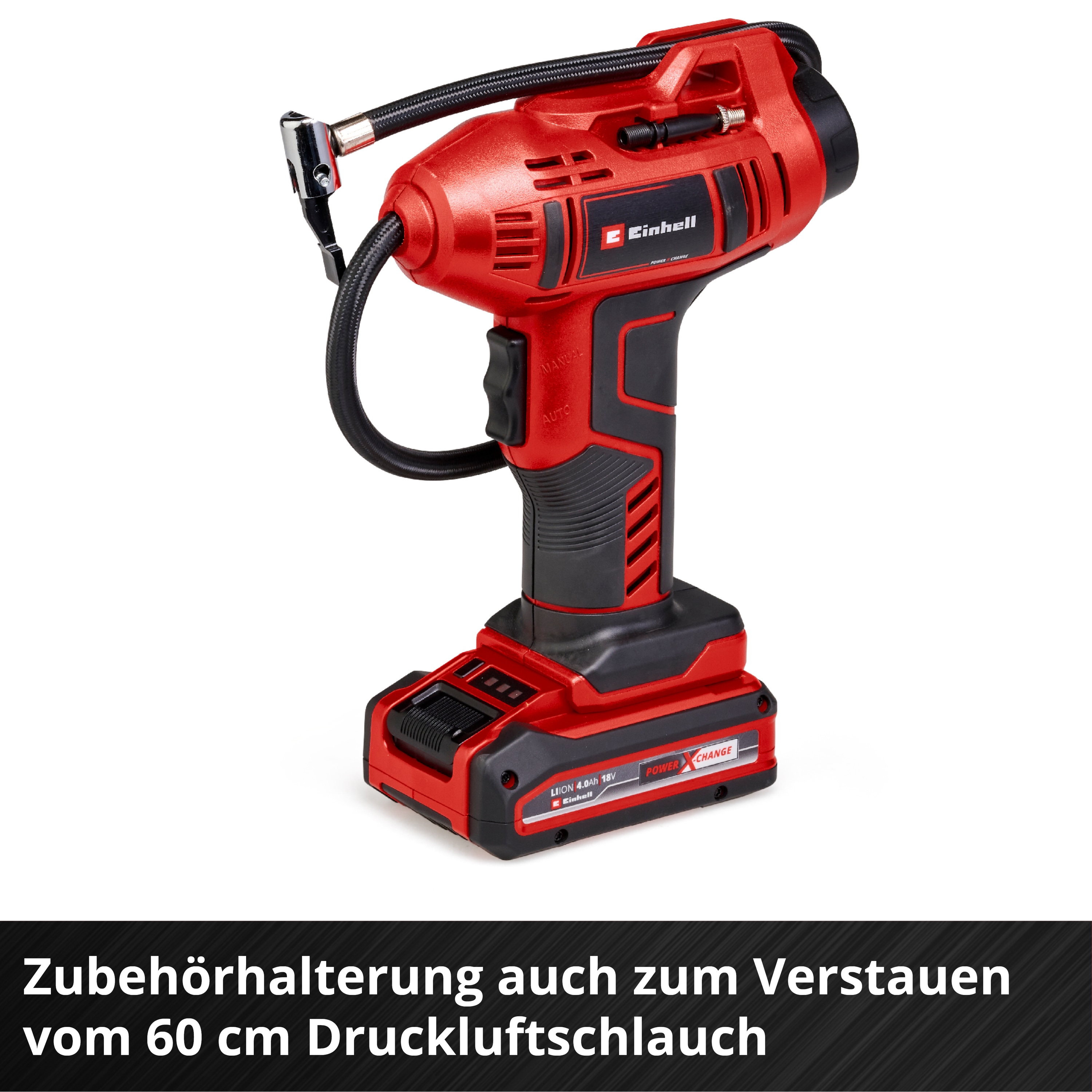 EINHELL Akku-Autokompressor CE-CC 18 Li - Solo + Systemkoffer E-Case S-F EINHELL Akku-Autokompressor CE-CC 18 Li - Solo + E-Box Koffer S-F