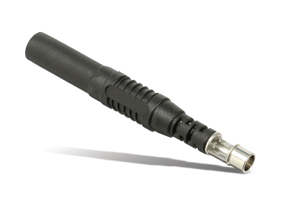 4 mm Labor-Sicherheitsstecker, CAT II, schwarz 4 mm Labor-Sicherheitsstecker, CAT III, schwarz