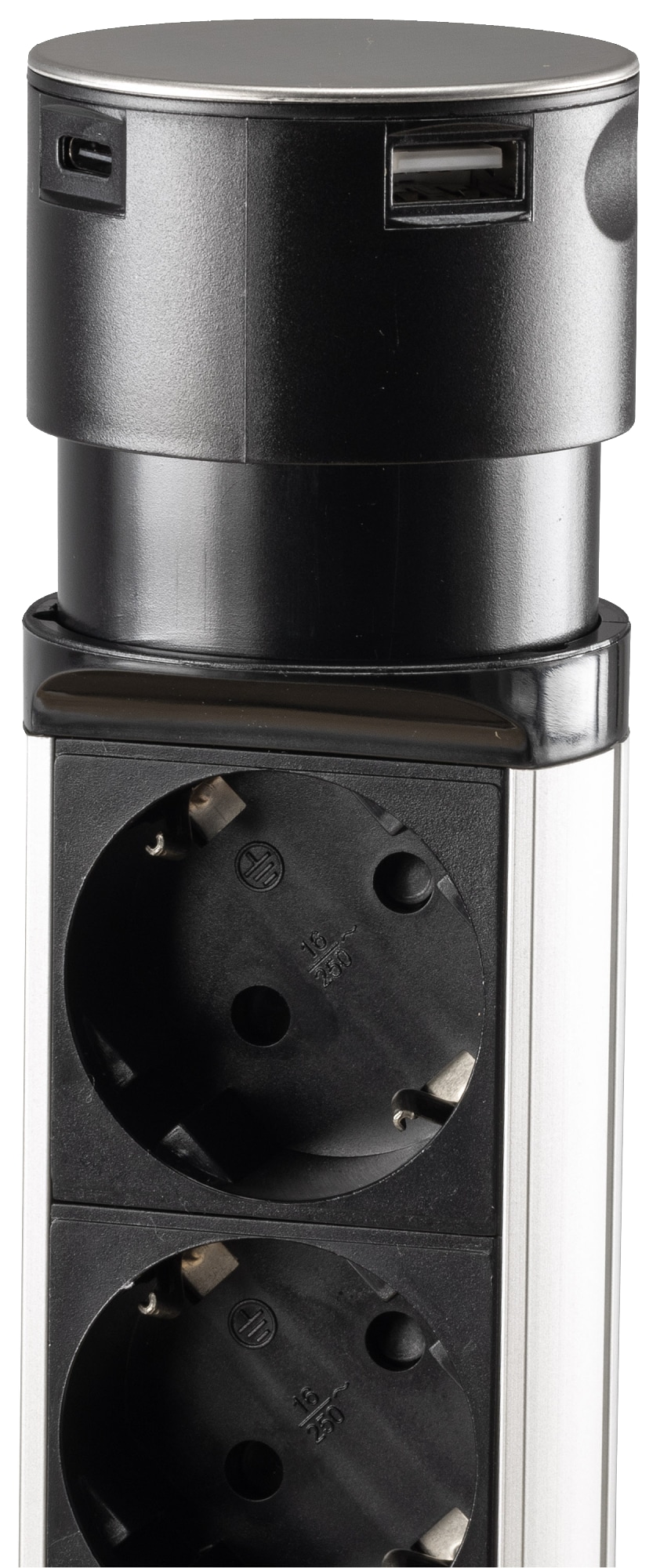 CHILITEC Schreibtisch-Einbausteckdose, 3-fach, UBS-A+C CHILITEC Schreibtisch-Einbausteckdose, 3-fach, UBS-A+C