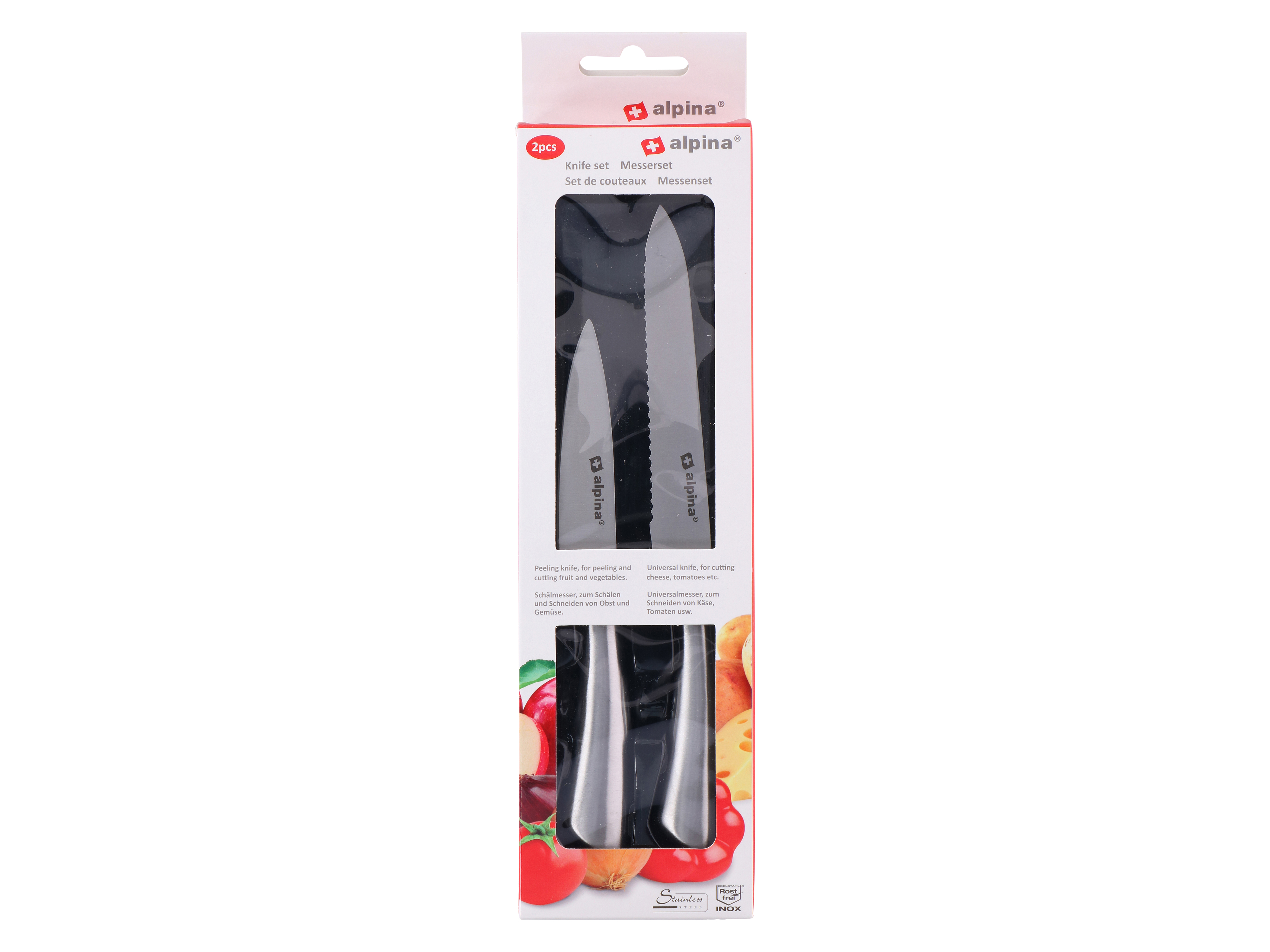 ALPINA Messer-Set, 2teilig, 20/24 cm ALPINA Messer-Set, 2teilig, 20/24 cm