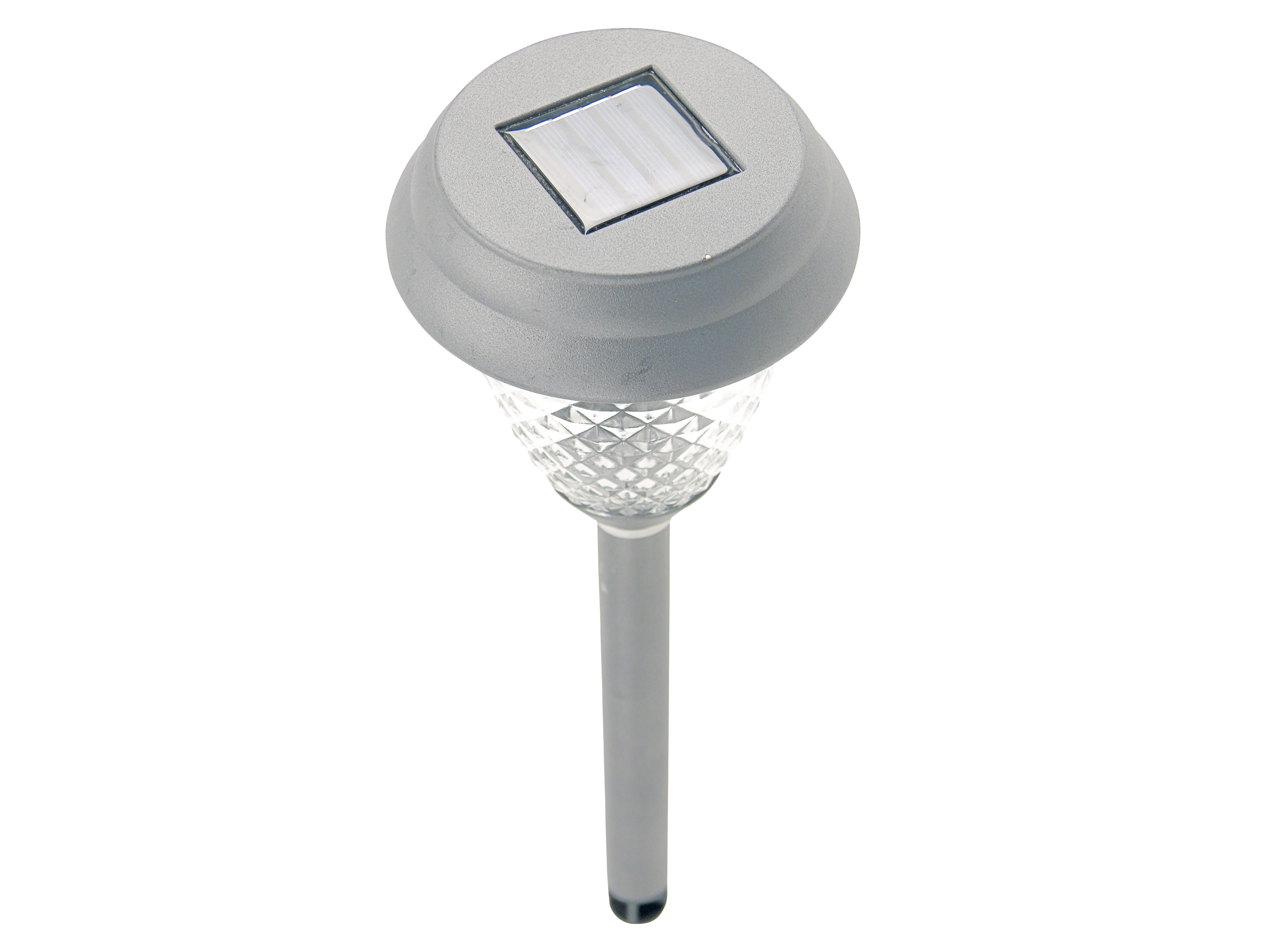 LED-Solargartenleuchte, silber, 41 cm LED-Solargartenleuchte, silber, 41 cm