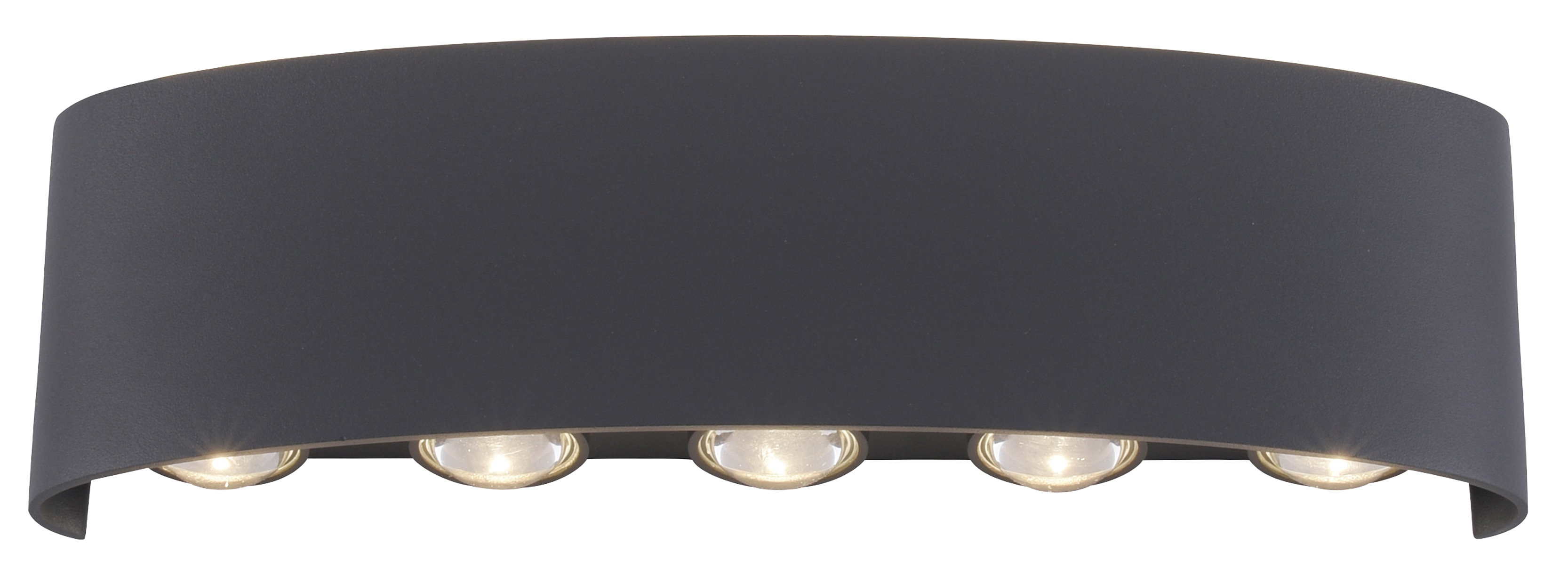 PAUL NEUHAUS LED-Wandleuchte 9489-13 anthrazit, 8 W, 1200 lm, 3000 K, IP54 PAUL NEUHAUS LED-Wandleuchte 9489-13 anthrazit, 8 W, 1200 lm, 3000 K, IP54