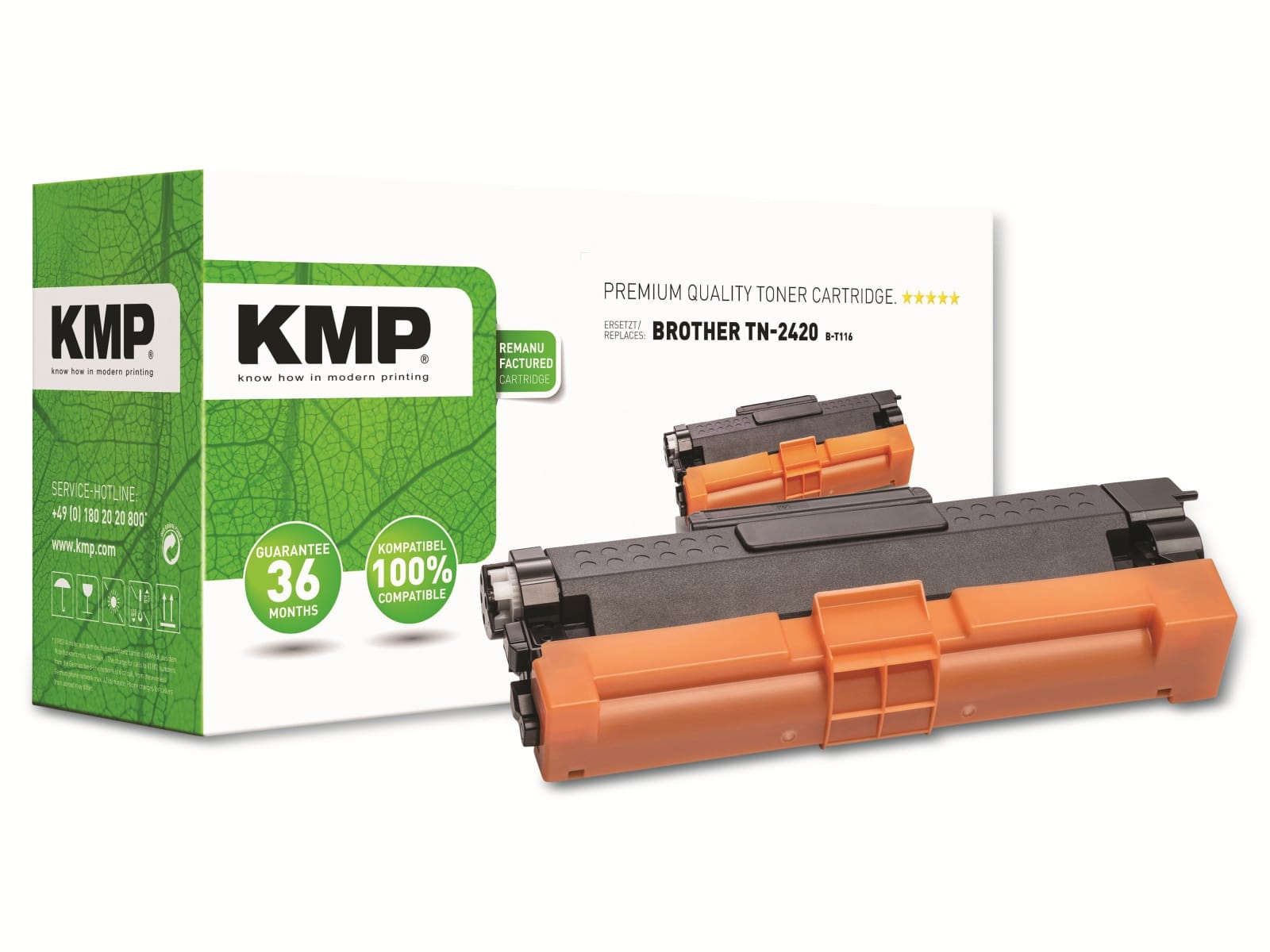 KMP Toner B-T116, ersetzt Brother TN2420 KMP Toner B-T116, ersetzt Brother TN2420