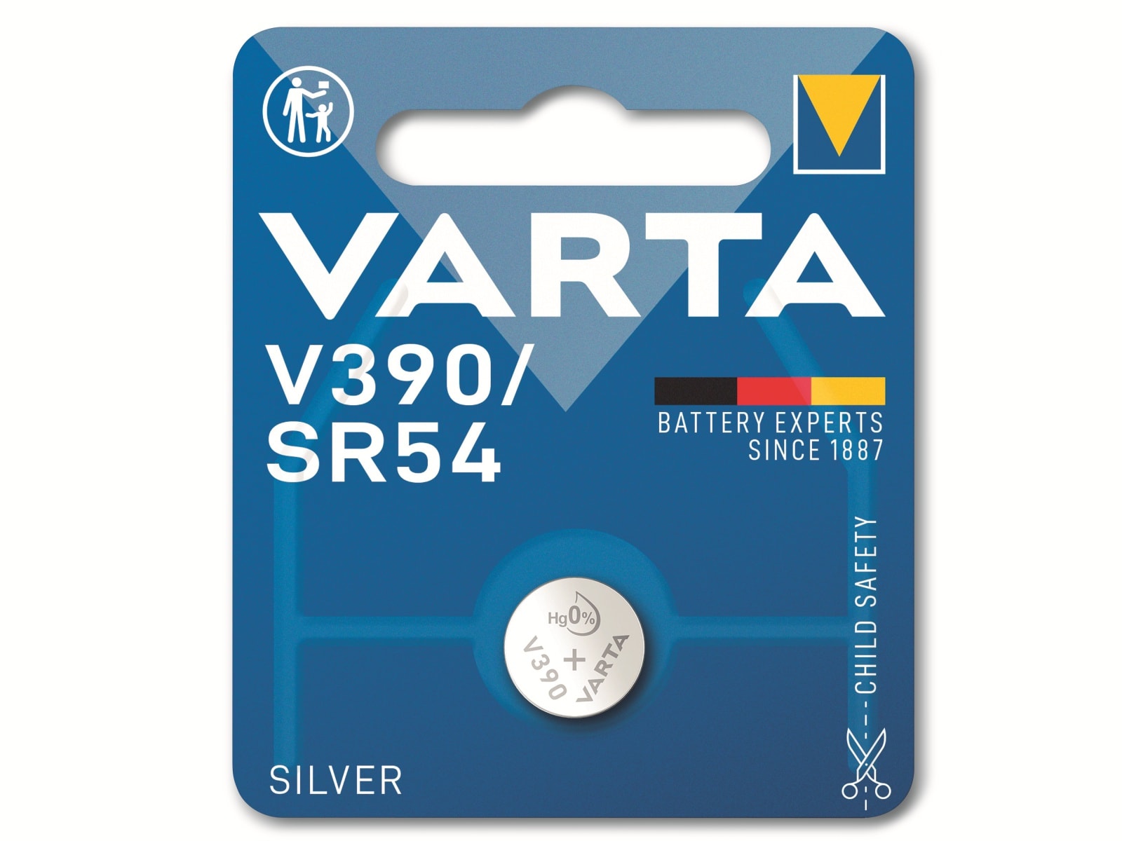 VARTA Knopfzelle Silver Oxide, 390 SR54, 1.55V, 1 Stück VARTA Knopfzelle Silver Oxide, 390 SR54, 1.55V, 1 Stück