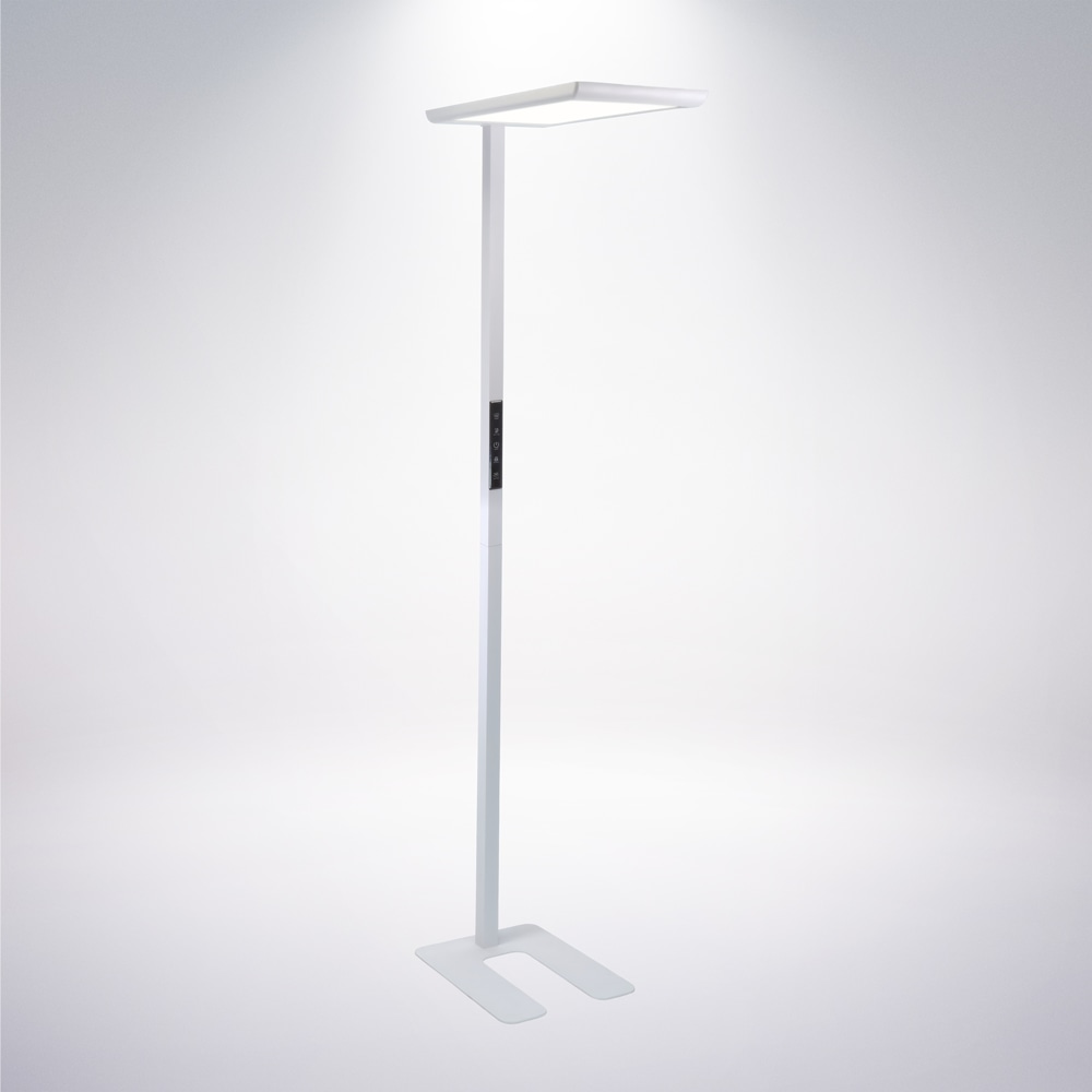 LUXULA LED-Büro-Stehleuchte, Up/Down, 100W, 4000K, EEK: F, 7000lm, IP20, dimmbar, weiß LUXULA LED-Büro-Stehleuchte, Up/Down, 100W, 4000K, EEK: F, 7000lm, IP20, dimmbar, weiß