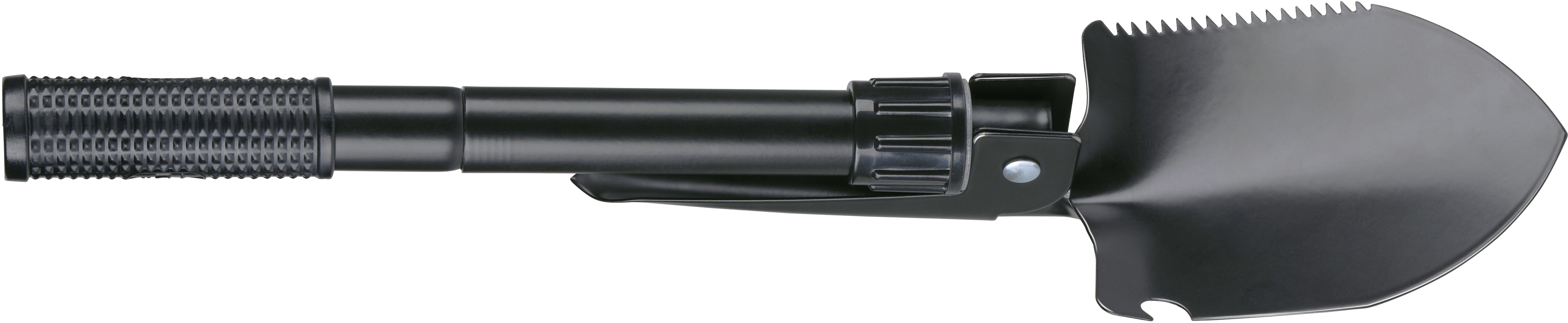 Klappspaten, 280 mm, schwarz