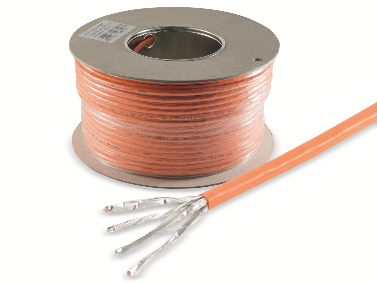 SMART-MULTIMEDIA CAT.7 Verlegekabel BasicPro, 100 m, orange SMART-MULTIMEDIA CAT.7 Verlegekabel BasicPro, 100 m, orange