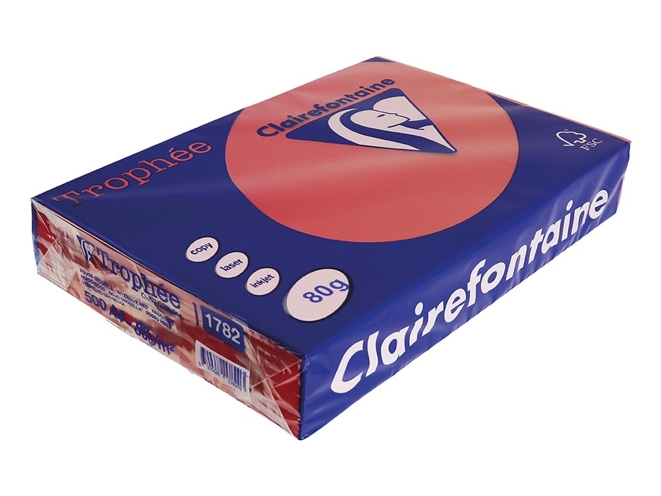 TROPHÉE Kopierpapier A4, kirschrot, 80 g/m² TROPHÉE Kopierpapier A4, kirschrot, 80 g/m²