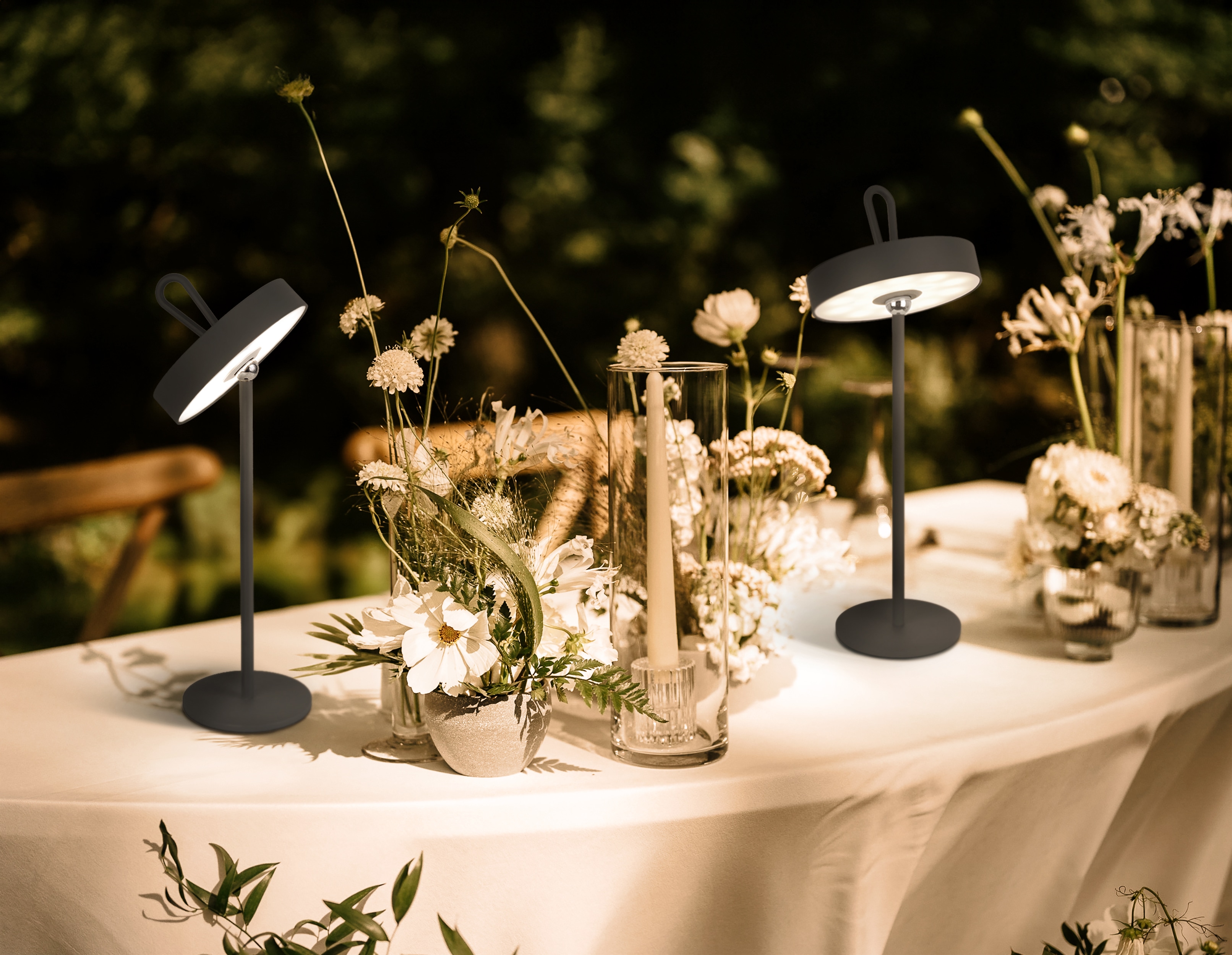 NÄVE LED-Tischleuchte 5315316, 3W, 250lm, 3000K, Akku, magnetisch, grau NÄVE LED-Tischleuchte 5315316, 3W, 250lm, 3000K, Akku, magnetisch, grau
