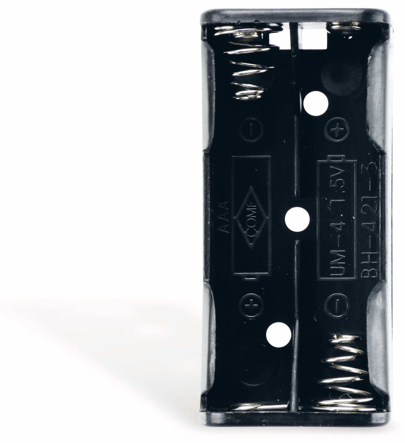 Batteriehalter, 2 x Micro AAA, Printanschluss Batteriehalter, 2 x Micro AAA, Printanschluss