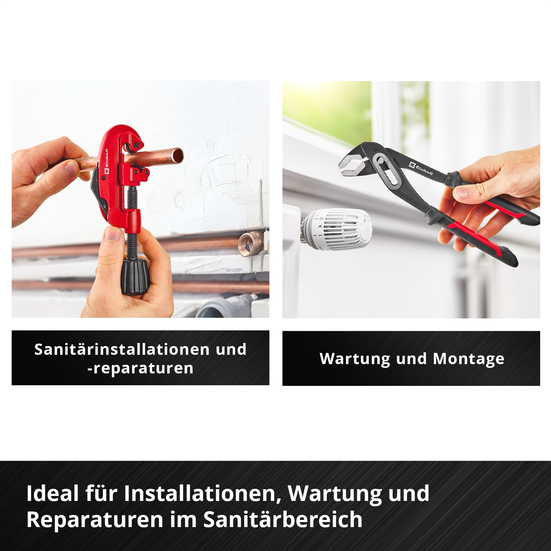 EINHELL E-Case-Einleger Sanitärinstallation Klempner-Set, 370527, 8-teilig EINHELL E-Case-Einleger Sanitärinstallation Klempner-Set, 370527, 8-teilig